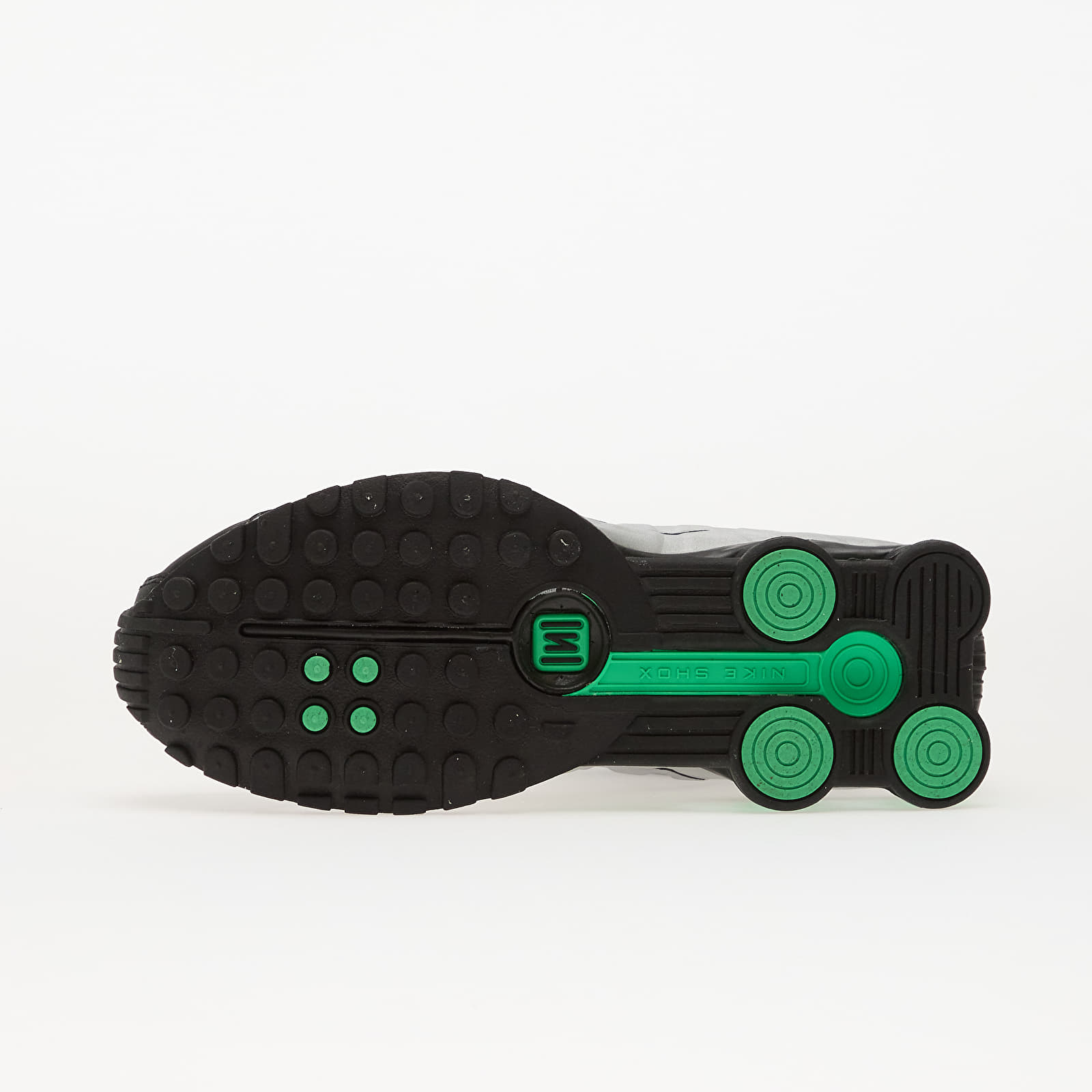 Чоловіче взуття Nike Shox R4 Mtlc Silver/ Mtlc Silver-Black-Green Shock