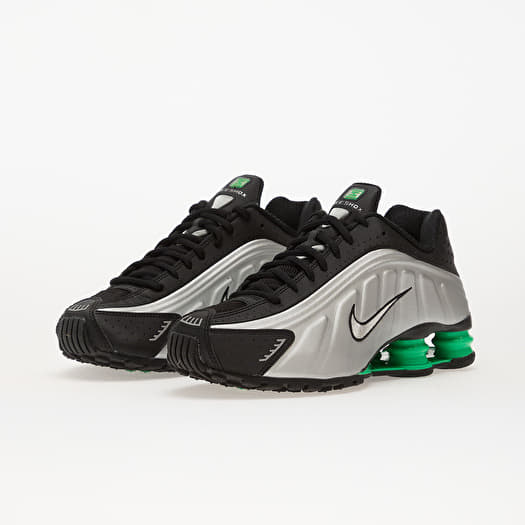 green and black nike shox