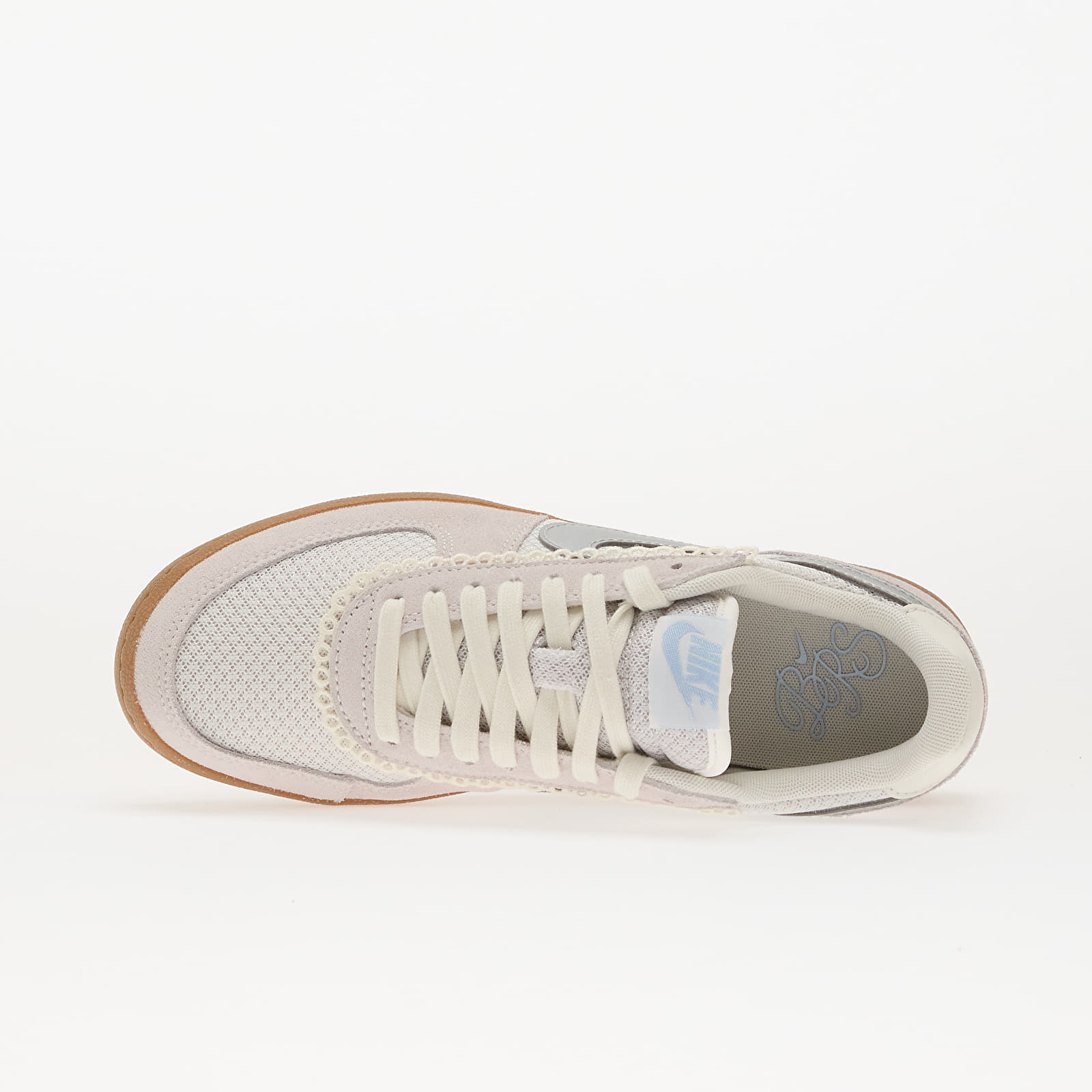 Sneakers og sko til kvinder Nike Wmns Field General Platinum Tint/ Mtlc Silver-Vast Grey-Gum Med Brown-Sail-Celestine Blue
