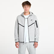 Nike Tech Men's Fleece Windrunner Full-Zip Jacket Dk Grey Heather/ Black
