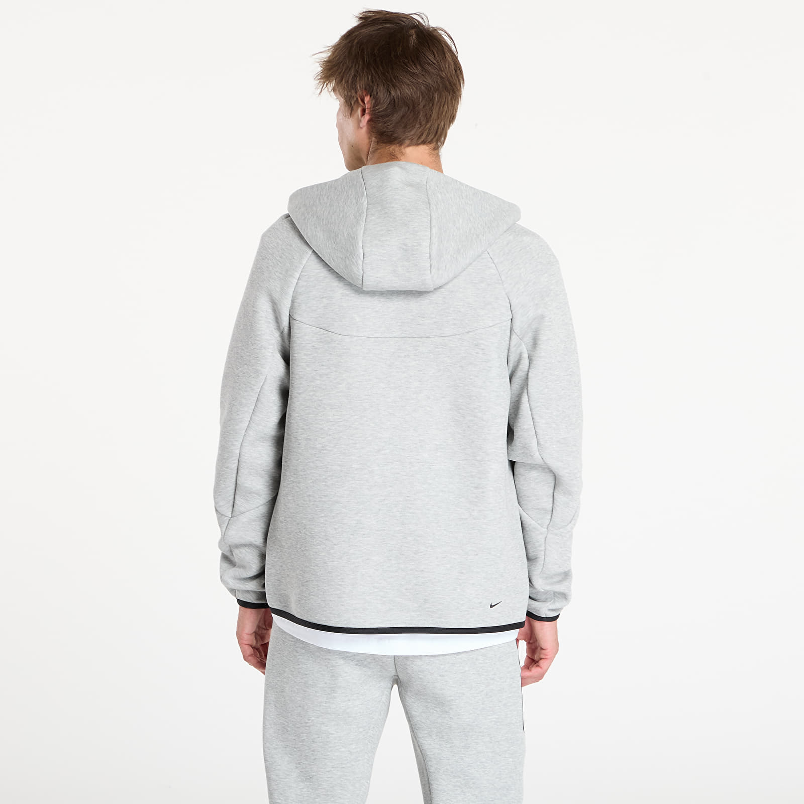 Ανδρικά φούτερ Nike Tech Men's Fleece Windrunner Full-Zip Jacket Dk Grey Heather/ Black