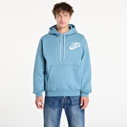 Nike Solo Swoosh Men's Fleece Hoodie Smokey Blue
