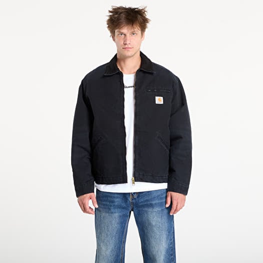 Carhartt WIP OG Detroit Jacket Black/ Black Stone Canvas