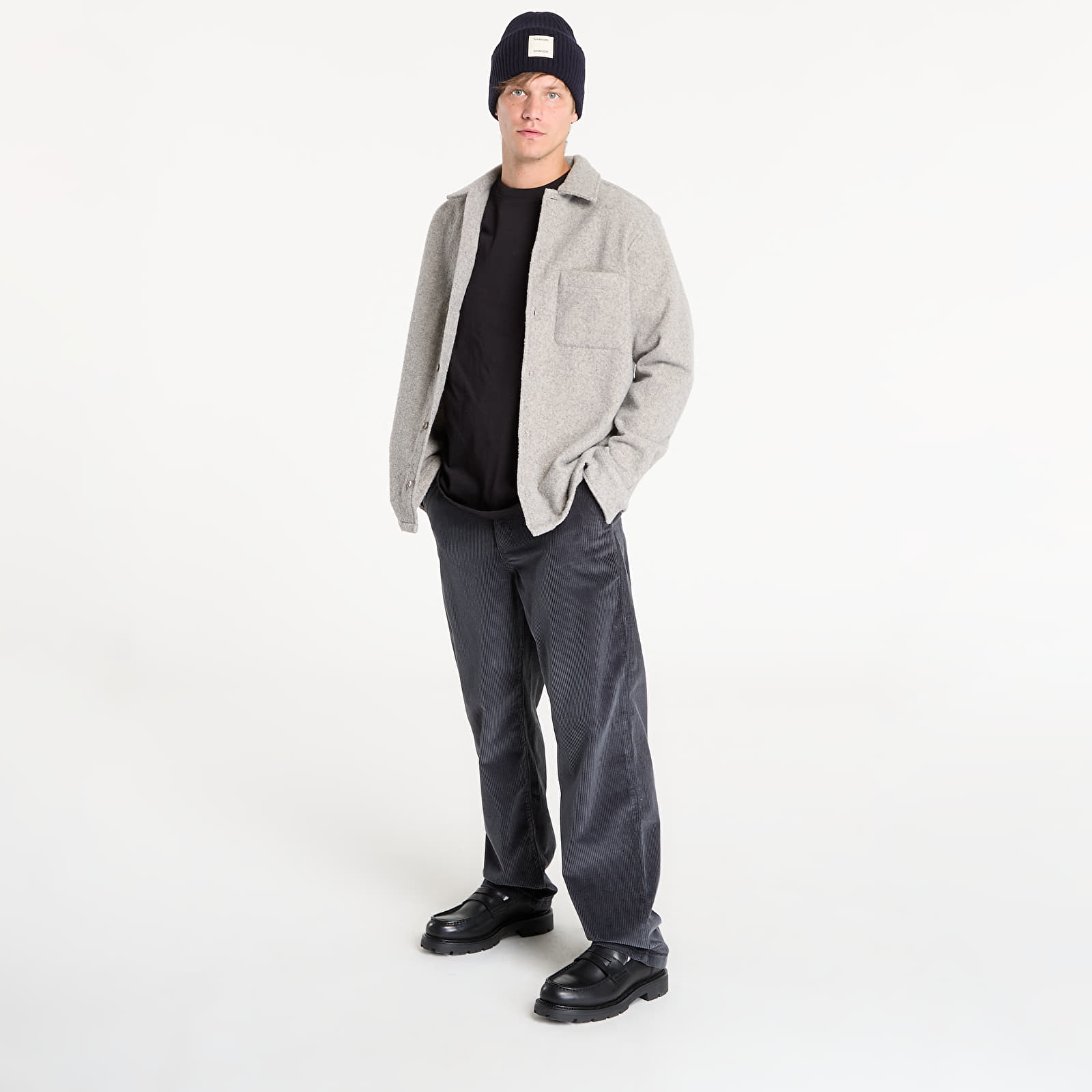 Якета Samsøe Samsøe Sadamon Jj Overshirt Elephant Skin
