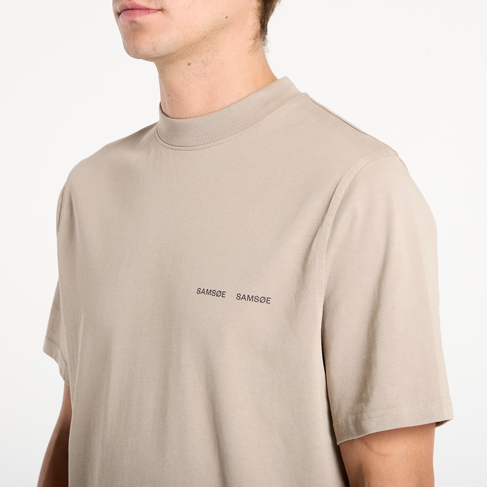 T-Shirts Samsøe Samsøe Norsbro T-Shirt Elephant Skin