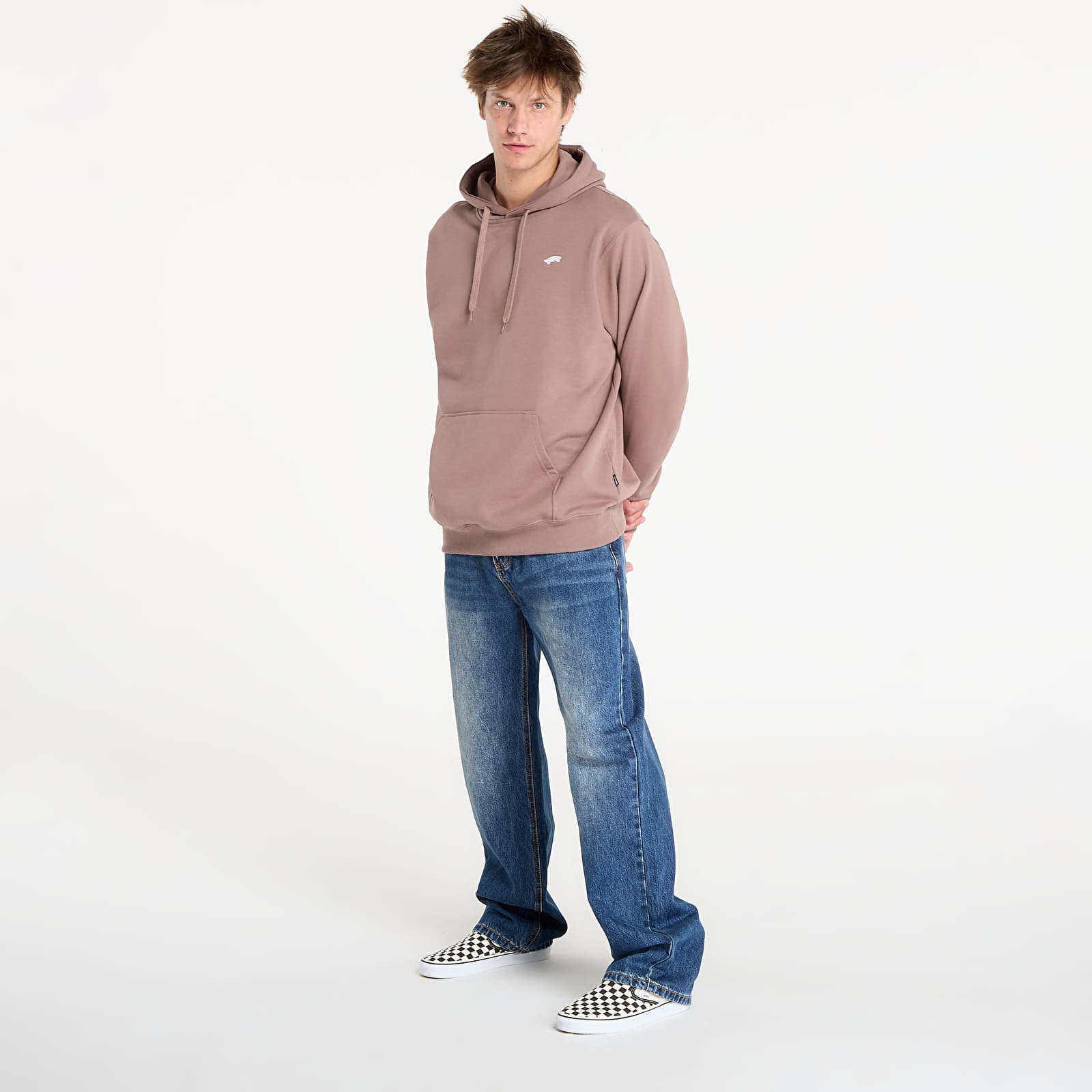 Мъжки суичъри Vans Salton Loose French Terry Pullover Deep Taupe