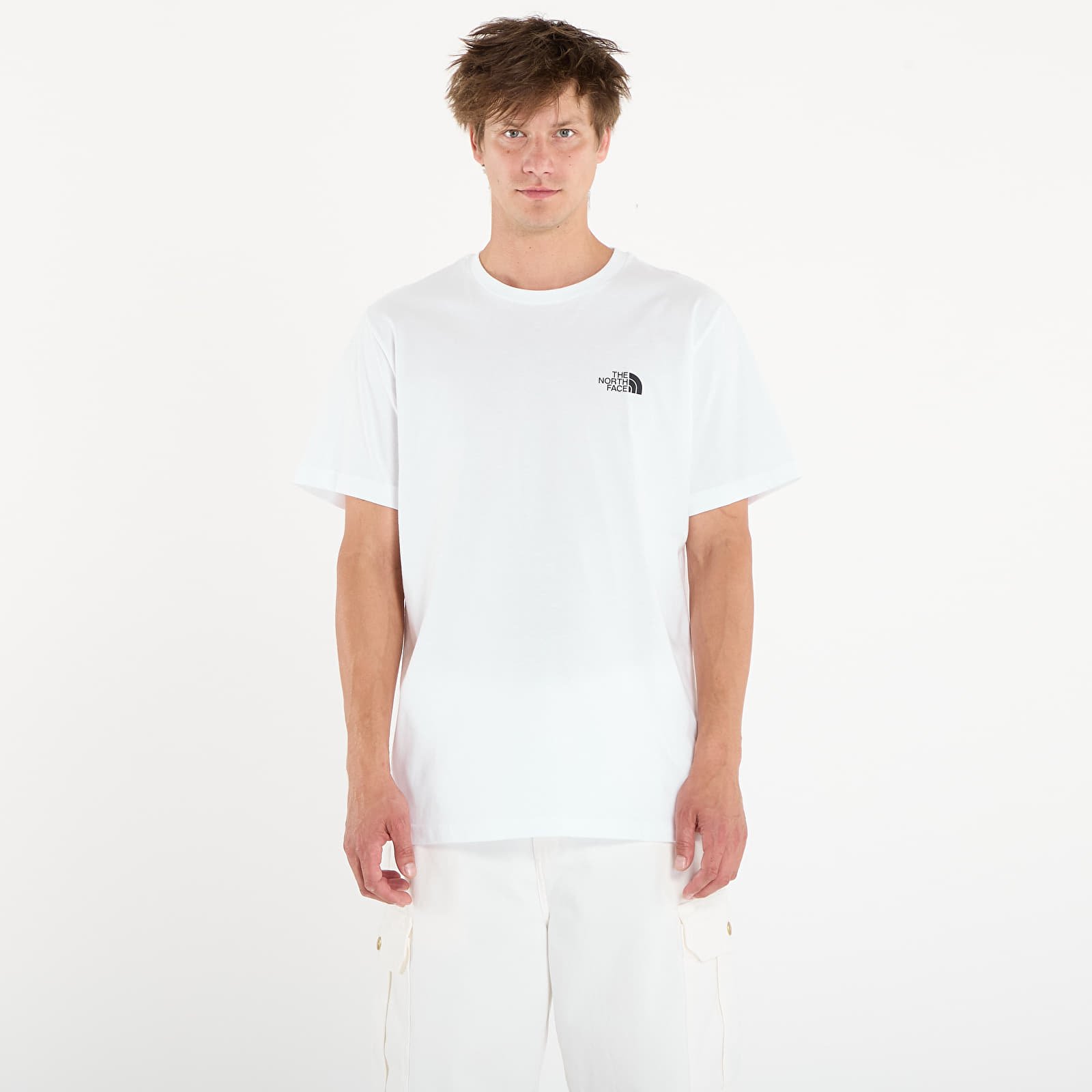 T-shirts de homem The North Face M Vertical Logo Ss Tee TNF White
