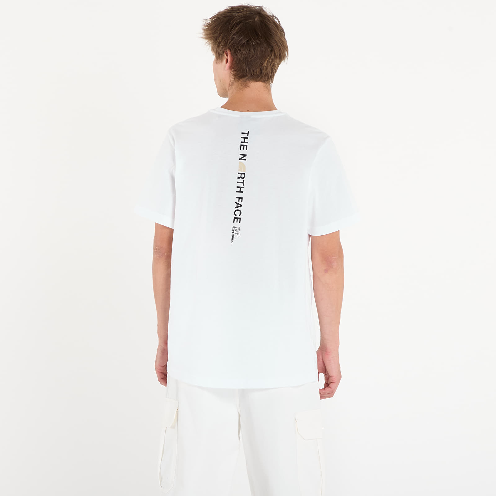 T-shirts de homem The North Face M Vertical Logo Ss Tee TNF White