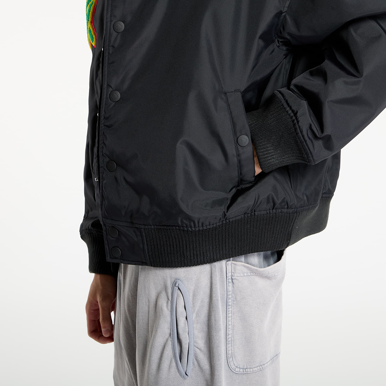 Bombardeiros para homem Converse x Daily Paper Stadium Jacket Black