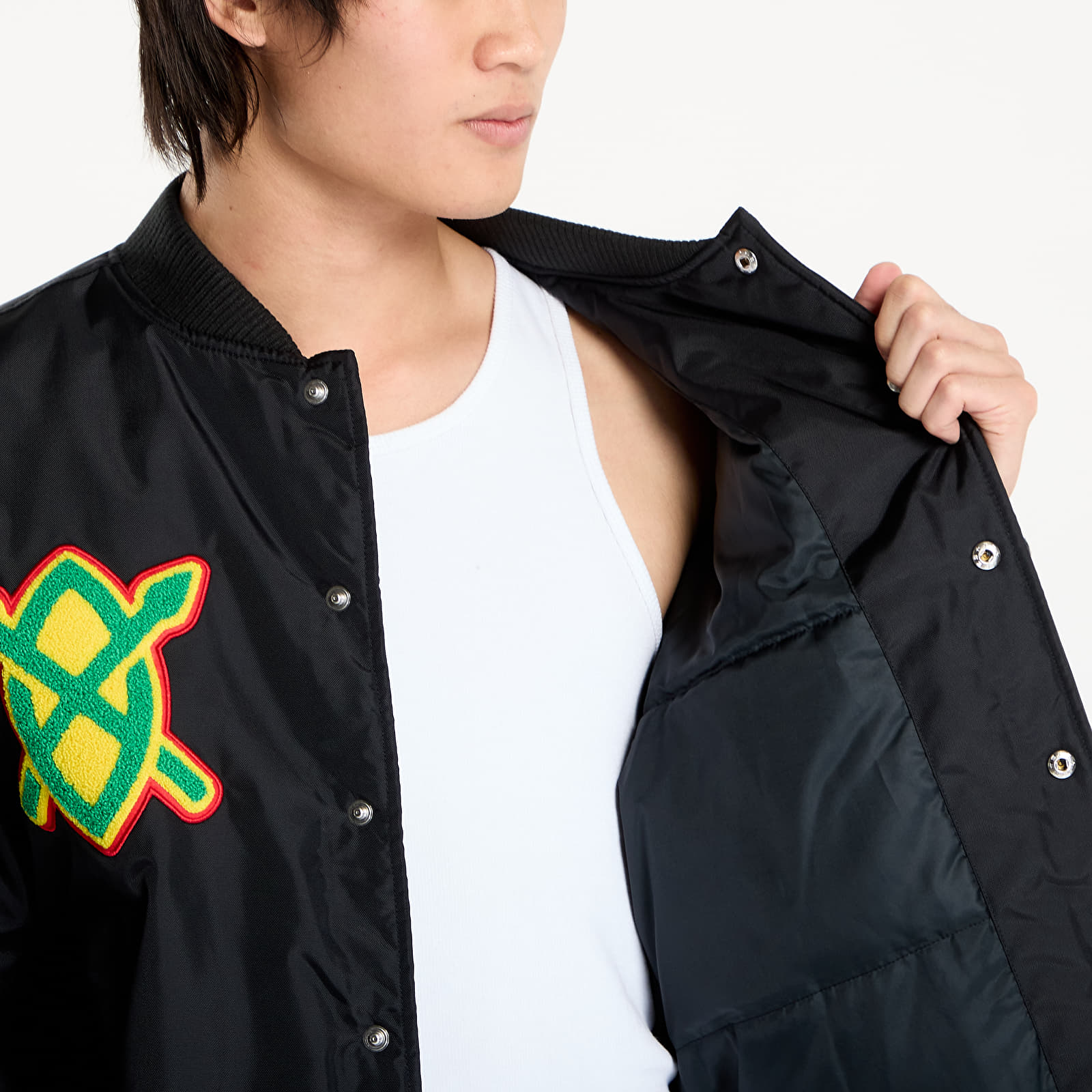 Bombardeiros para homem Converse x Daily Paper Stadium Jacket Black