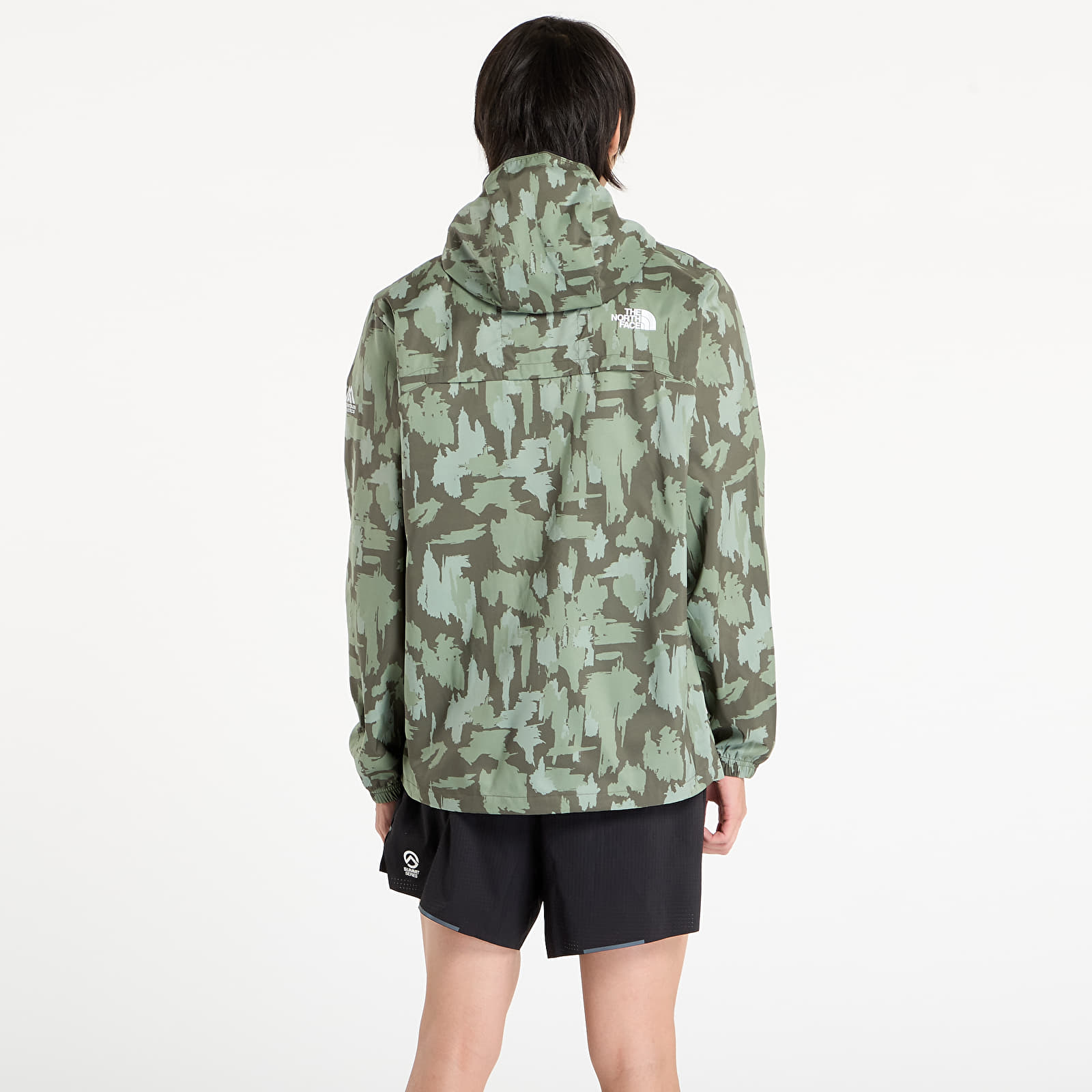 Ανδρικά σακάκια The North Face M Mountain Athletics Wind Jacket New Taupe Green Painted Mountains Print