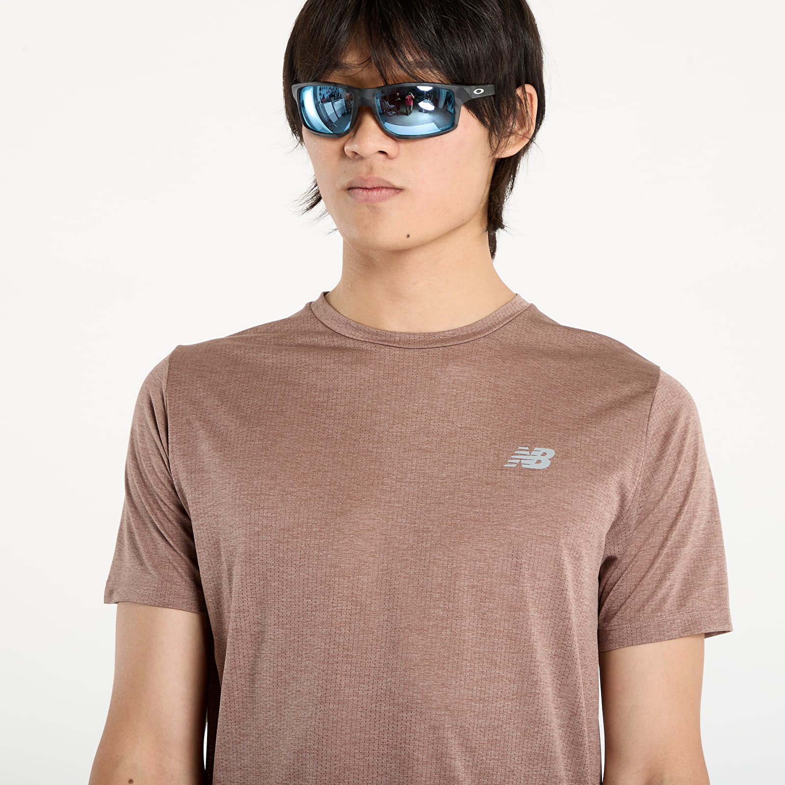 T-Shirts Männer New Balance Athletics T-Shirt Earth Shadow Heather