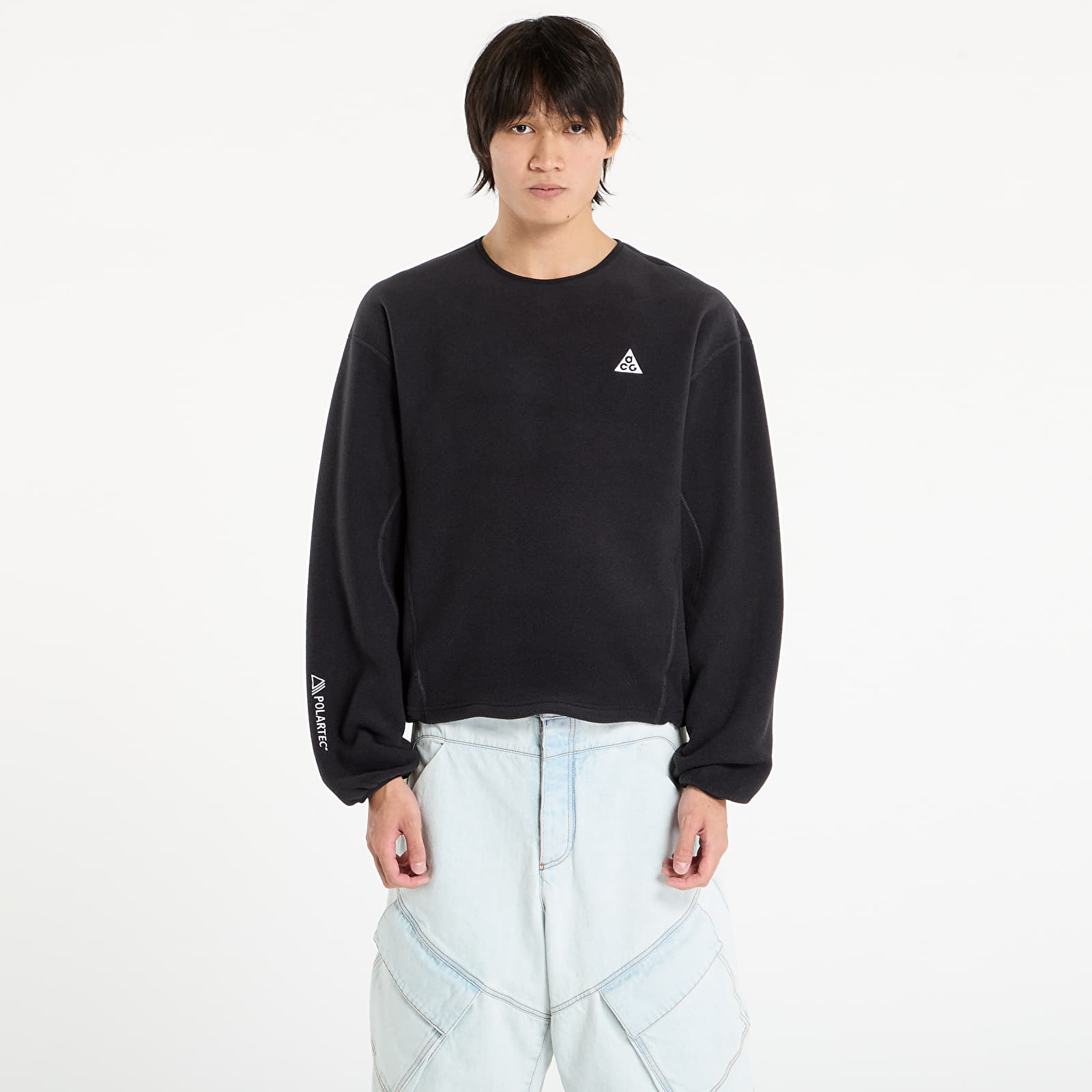 Camisolas de homem Nike ACG "Wolf Tree" Crew Black/ Anthracite/ Summit White