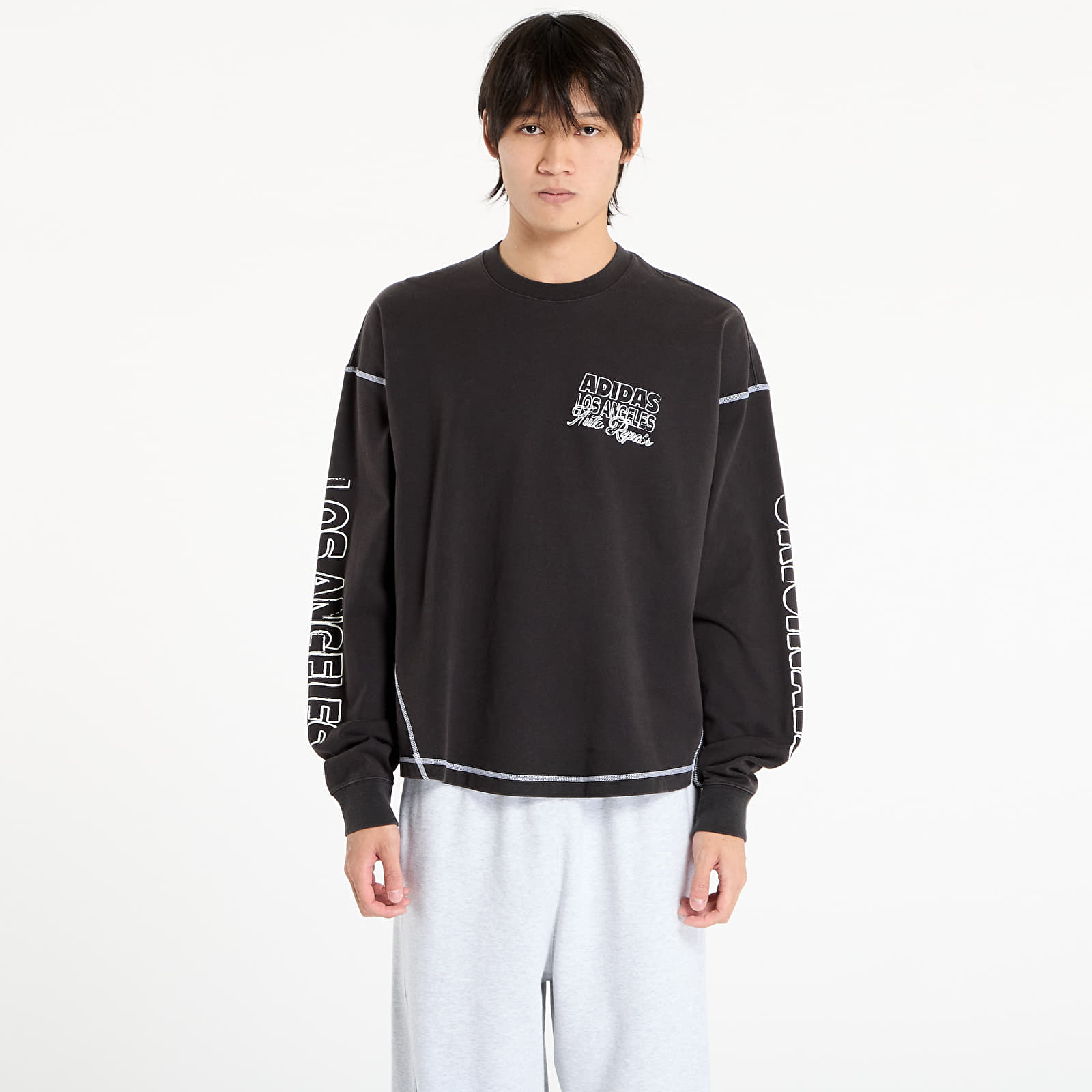 Men's T-shirts adidas x OG LA Wilshire Longsleeve T-Shirt UNISEX Black