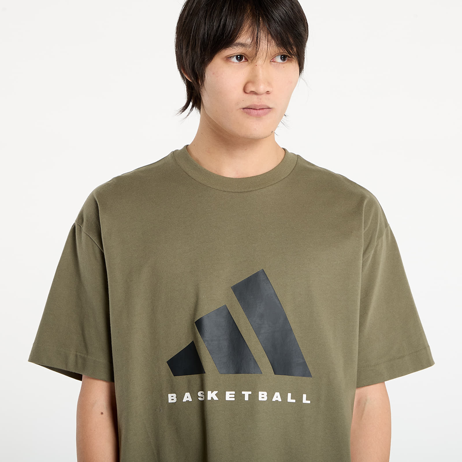 Ανδρικά μπλουζάκια adidas Basketball T-Shirt UNISEX Olive Strata