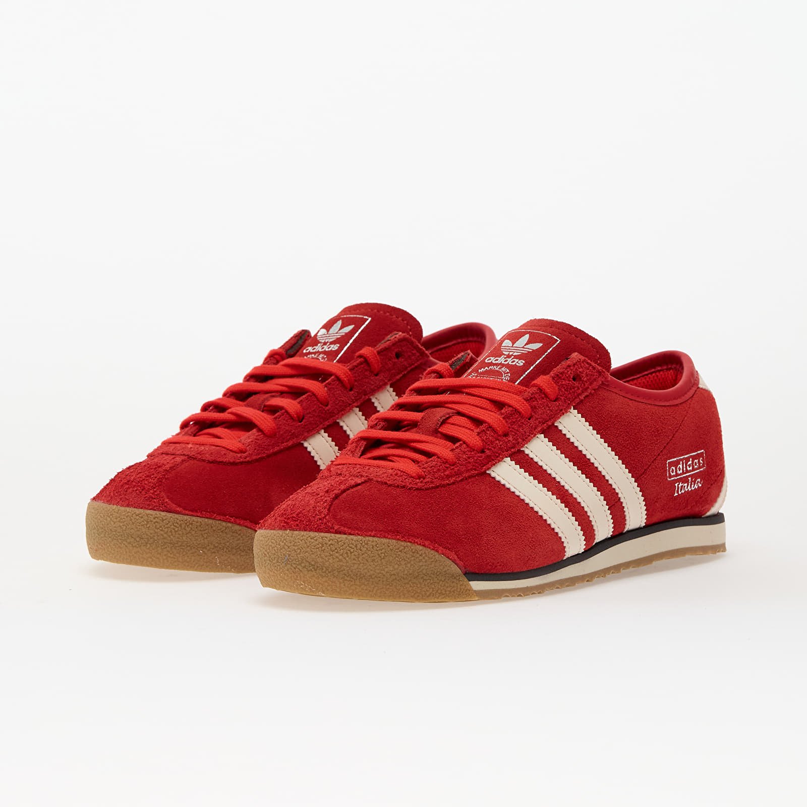 Women's sneakers and shoes adidas Italia 70S W Red/ Crew White/ Silver Metallic