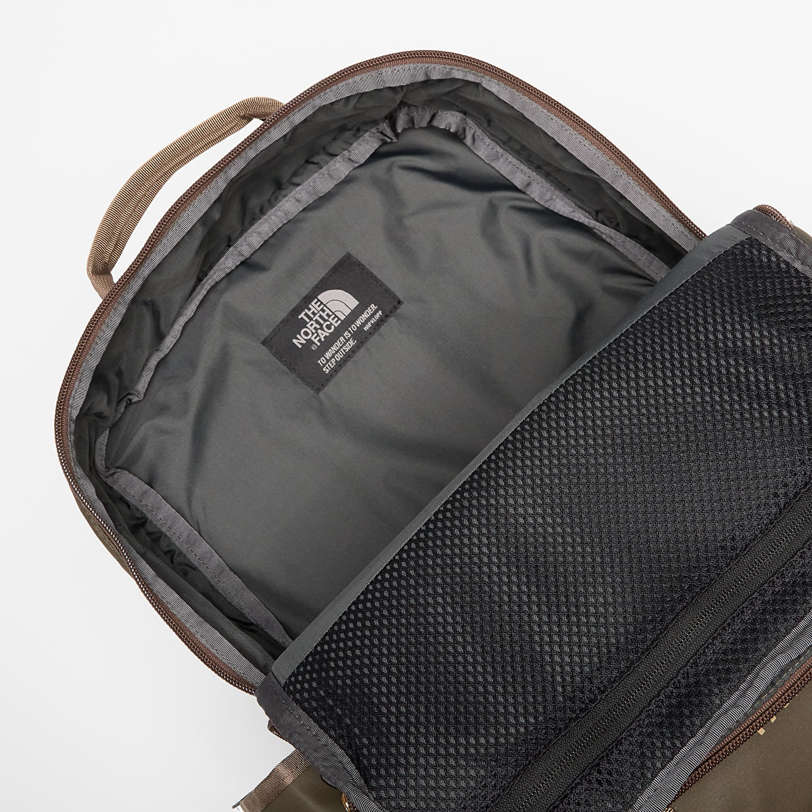 Men's backpacks The North Face Base Camp Daypack New Taupe Green/ Smokey Brown/ Utility Brown