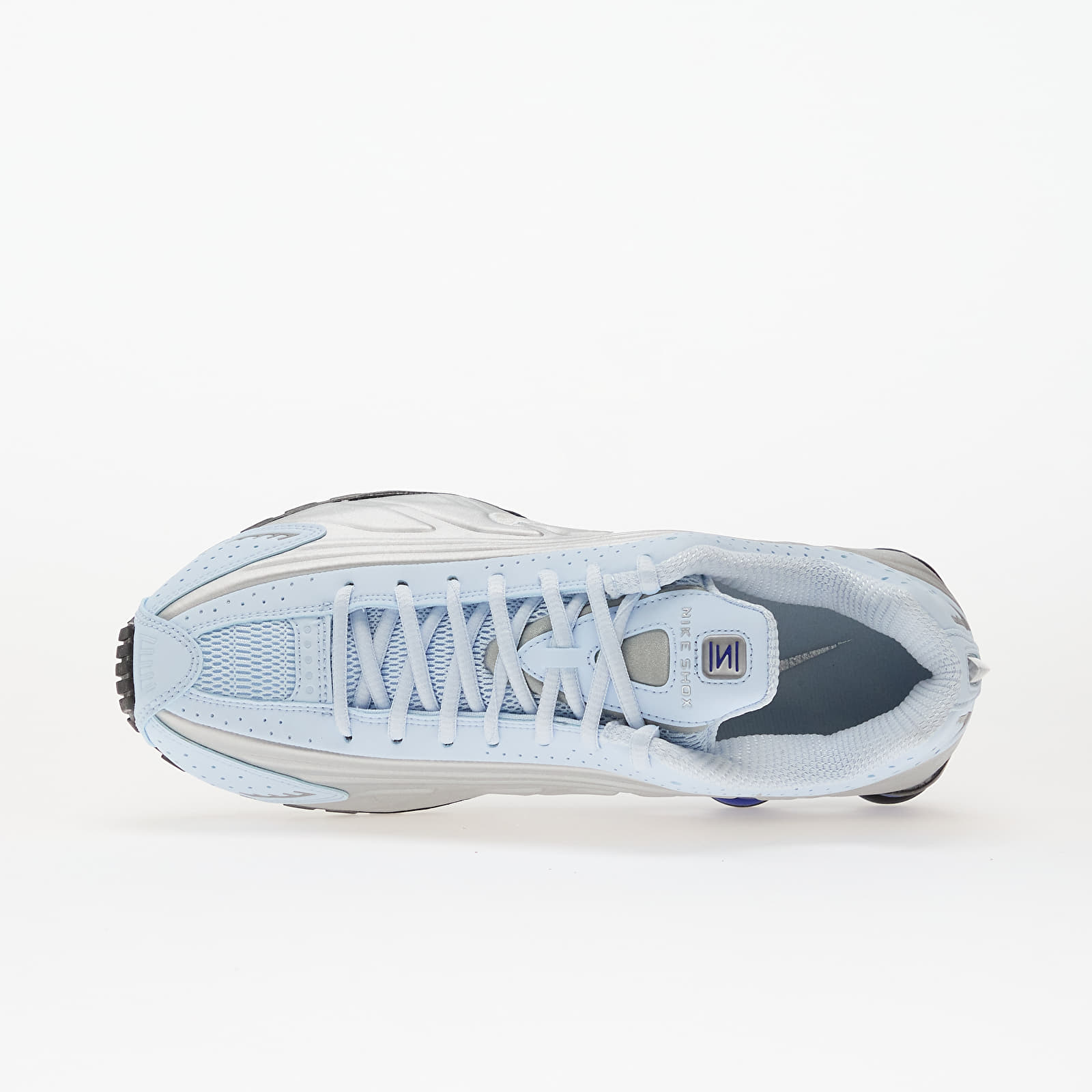 Ténis e sapatos de senhora Nike Shox R4 Blue Tint/ Mtlc Silver-Racer Blue-Mtlc Silver-Black