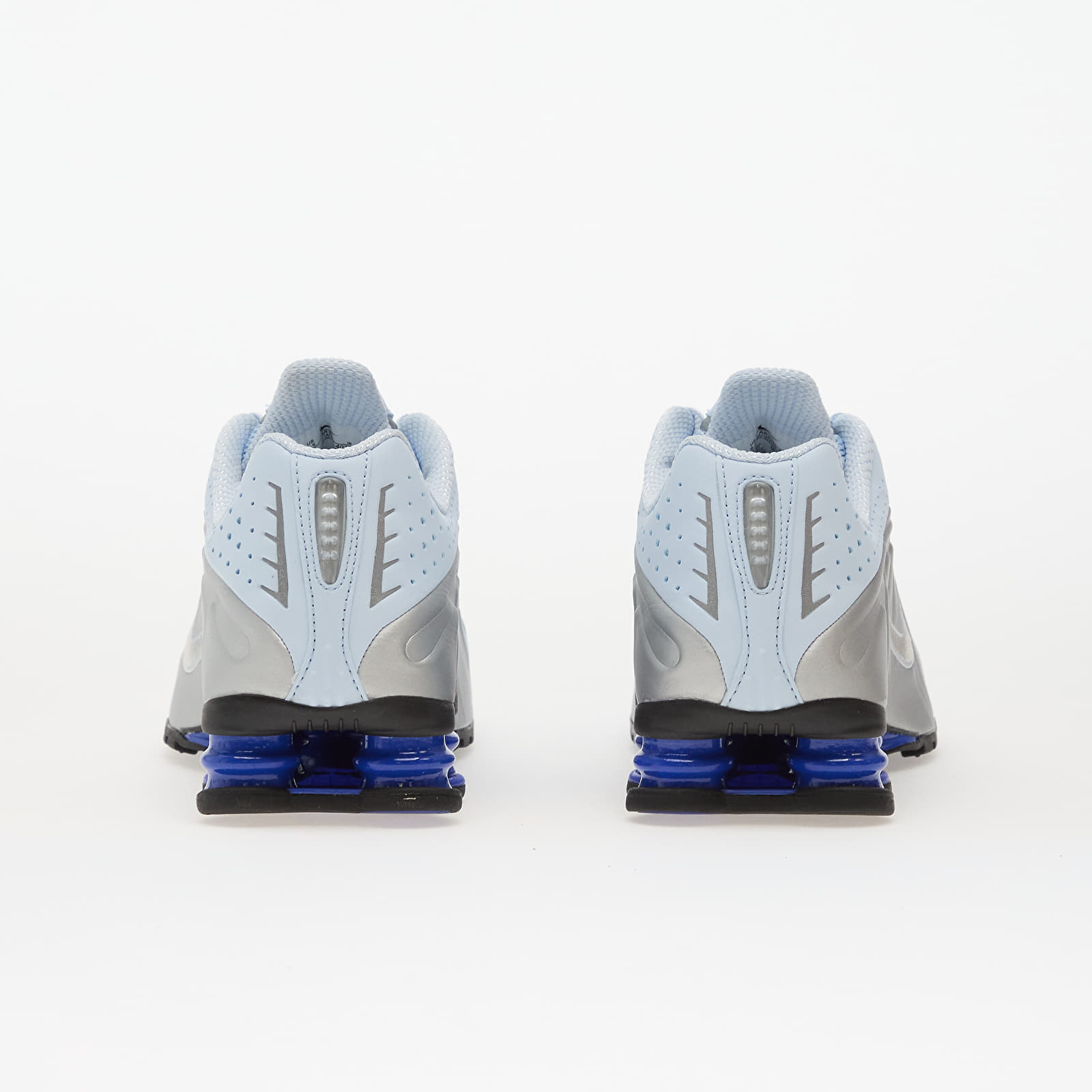 Ténis e sapatos de senhora Nike Shox R4 Blue Tint/ Mtlc Silver-Racer Blue-Mtlc Silver-Black