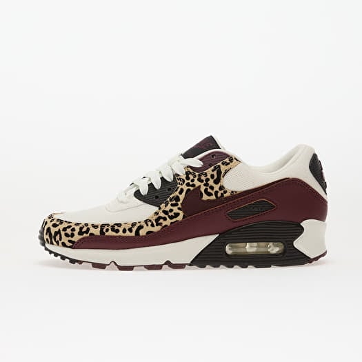 Nike Wmns Air Max 90 Sail/ Burgundy Crush-Black