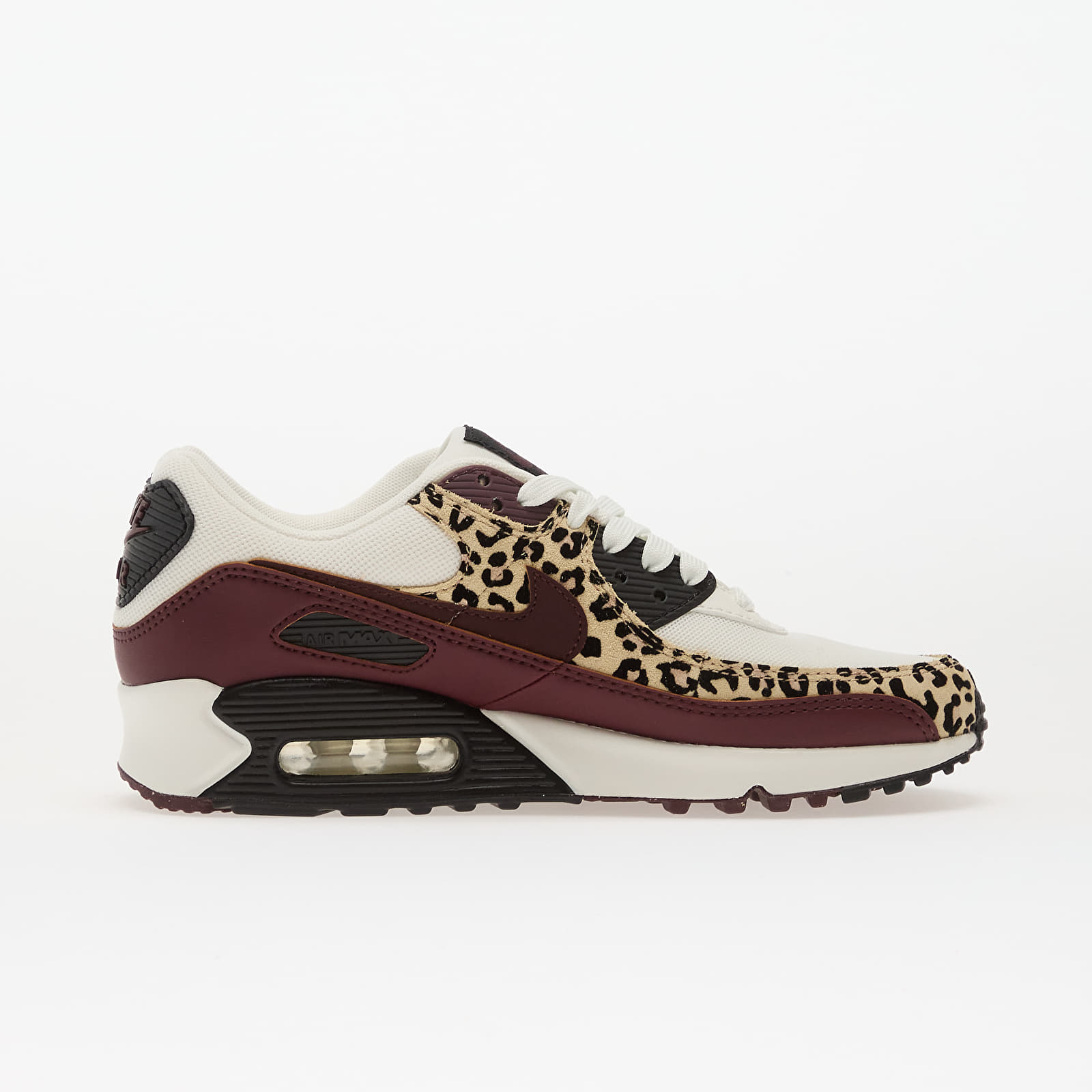 Women's sneakers and shoes Nike Wmns Air Max 90 Sail/ Burgundy Crush-Black