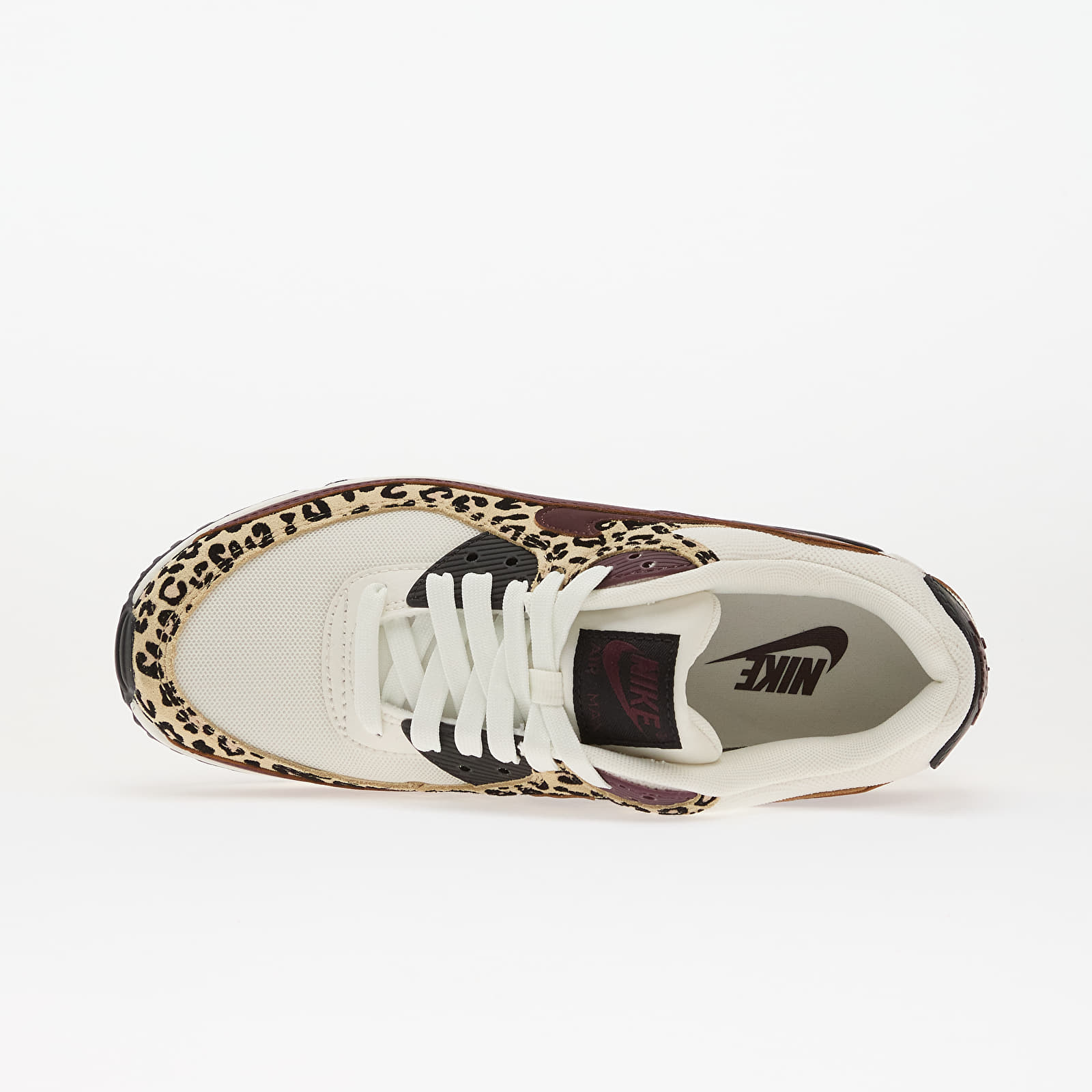 Women's sneakers and shoes Nike Wmns Air Max 90 Sail/ Burgundy Crush-Black