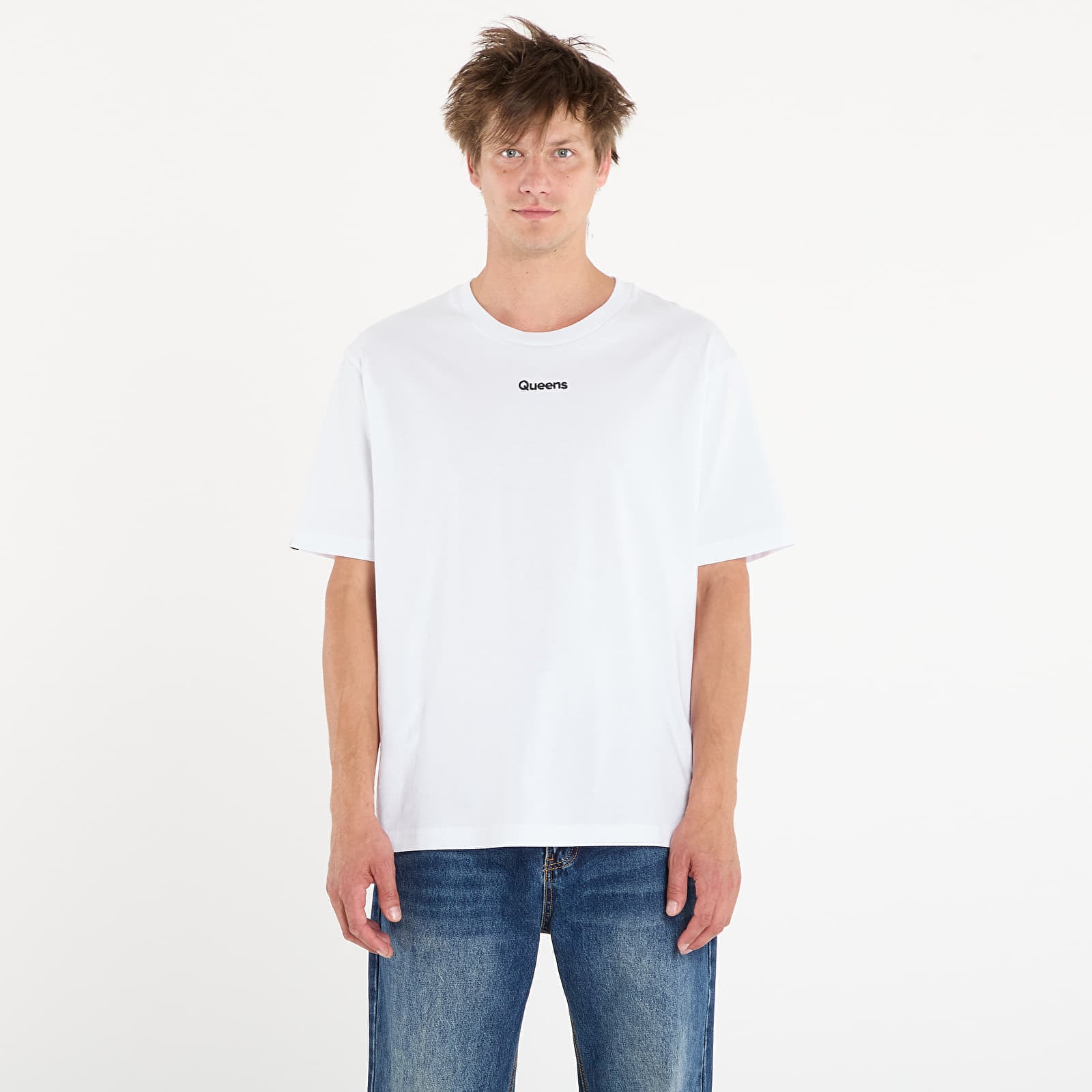 T-shirt Queens Basic Tee bílé L