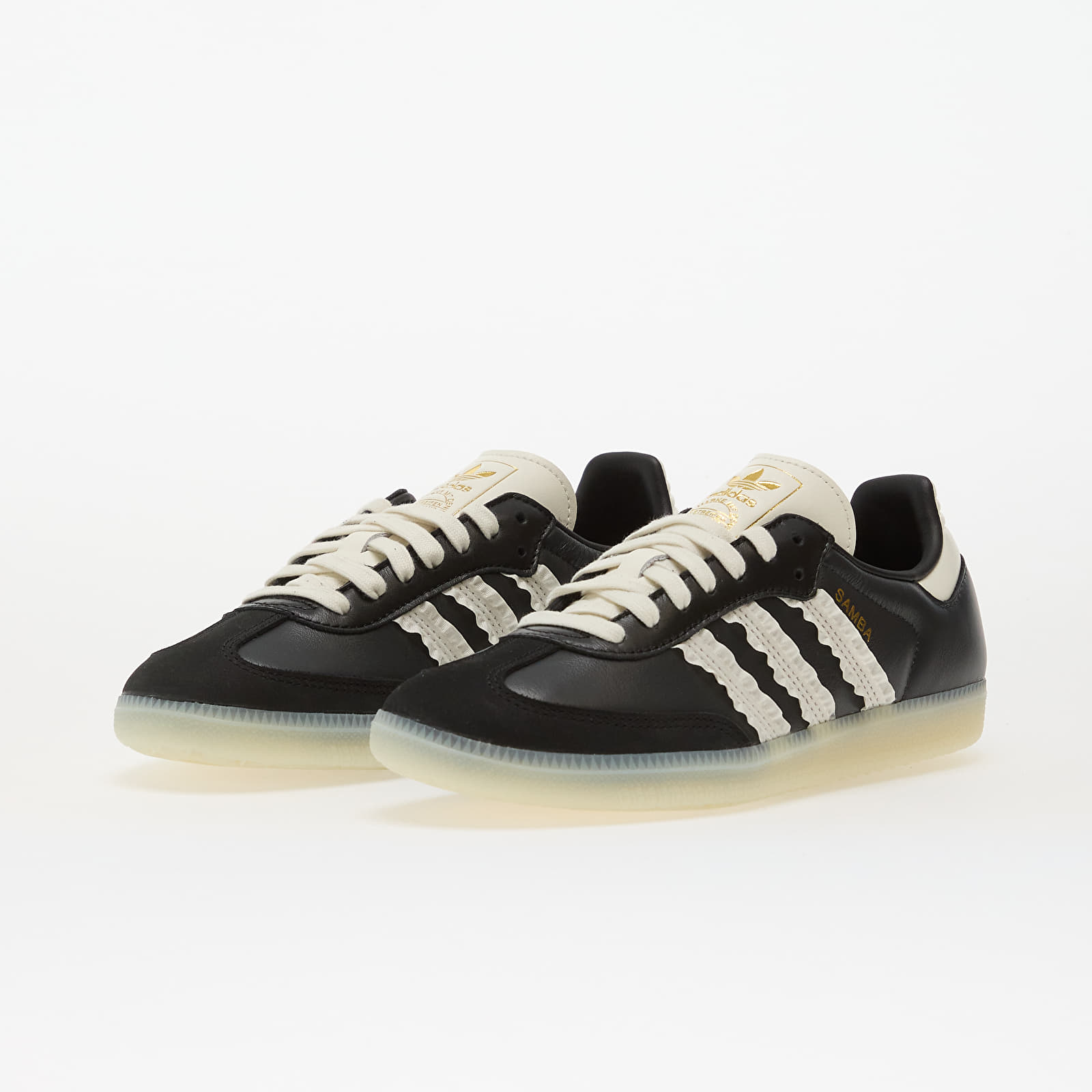 Women's sneakers and shoes adidas Samba Og W Carbon/ Off White/ Core Black