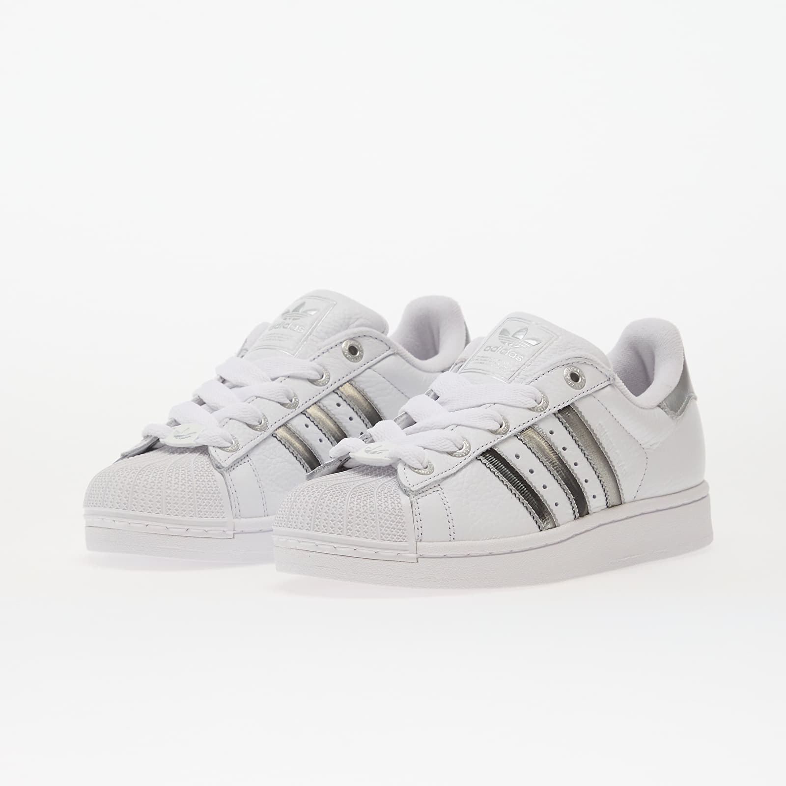 Women's sneakers and shoes adidas Superstar II W Ftw White/ Metallic Silver/ Core Black