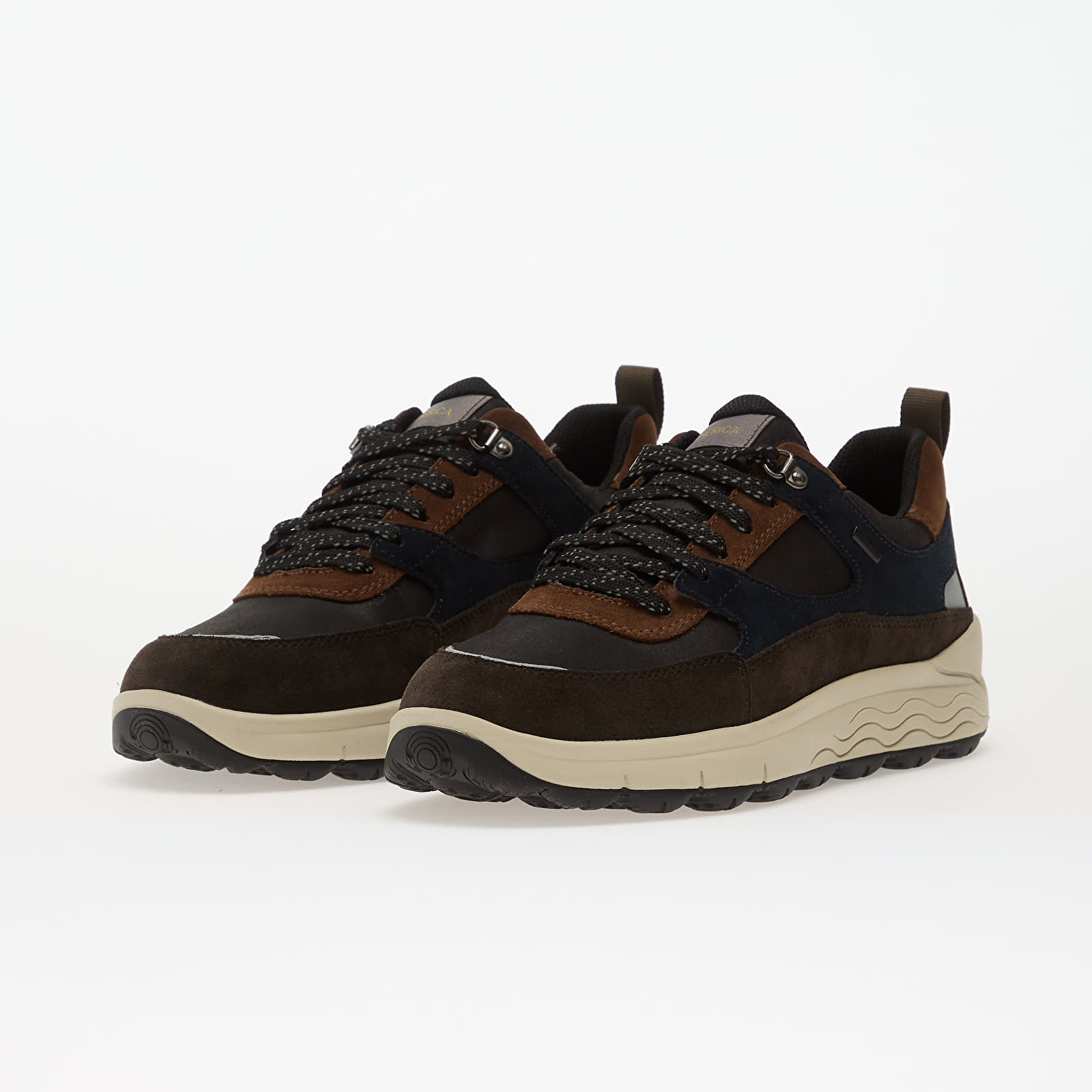 Ανδρικά παπούτσια Geox U Spherica 4X4 B Abx Brown/ Navy