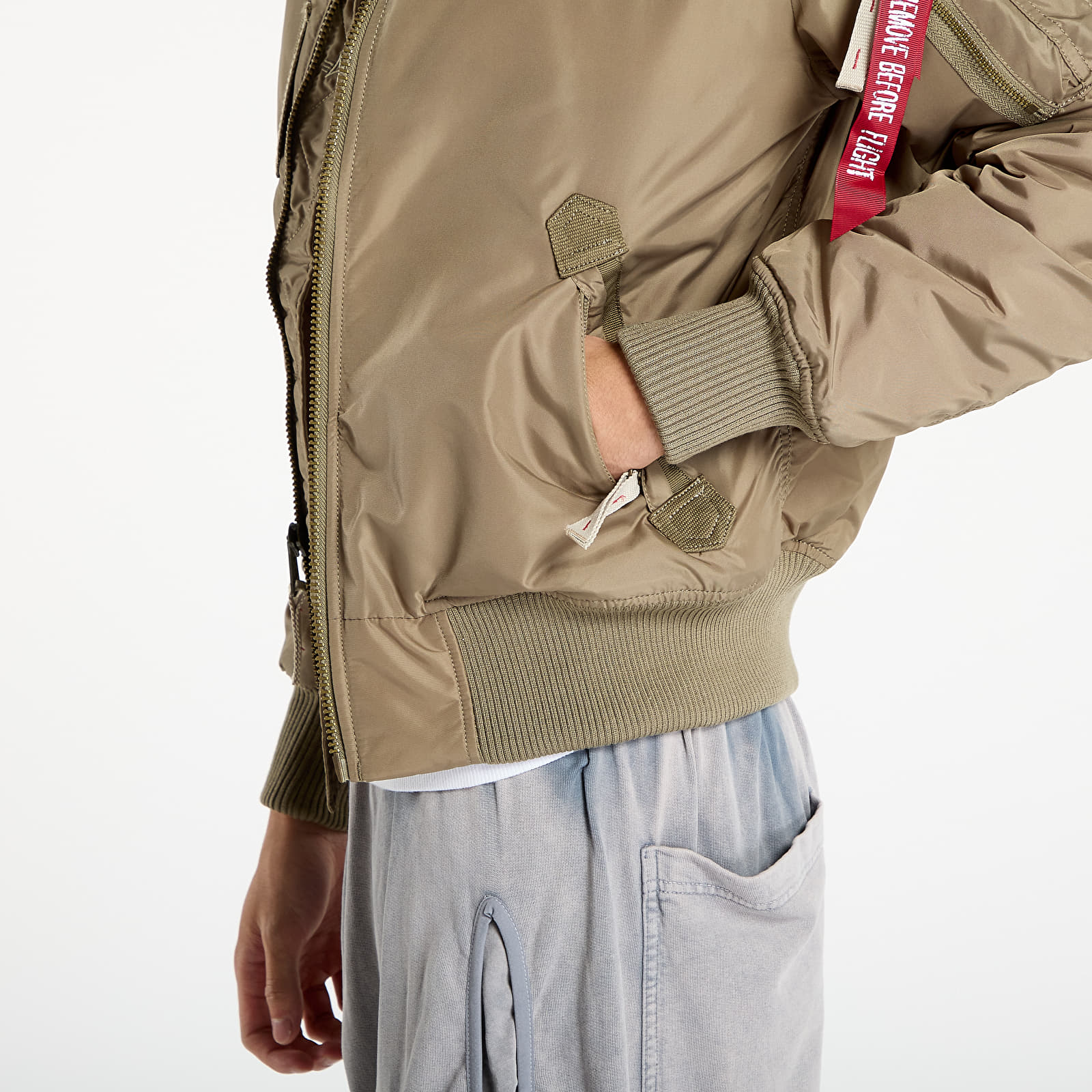 Herren-Bomber Alpha Industries Injector III Bomber Jacket Stratos