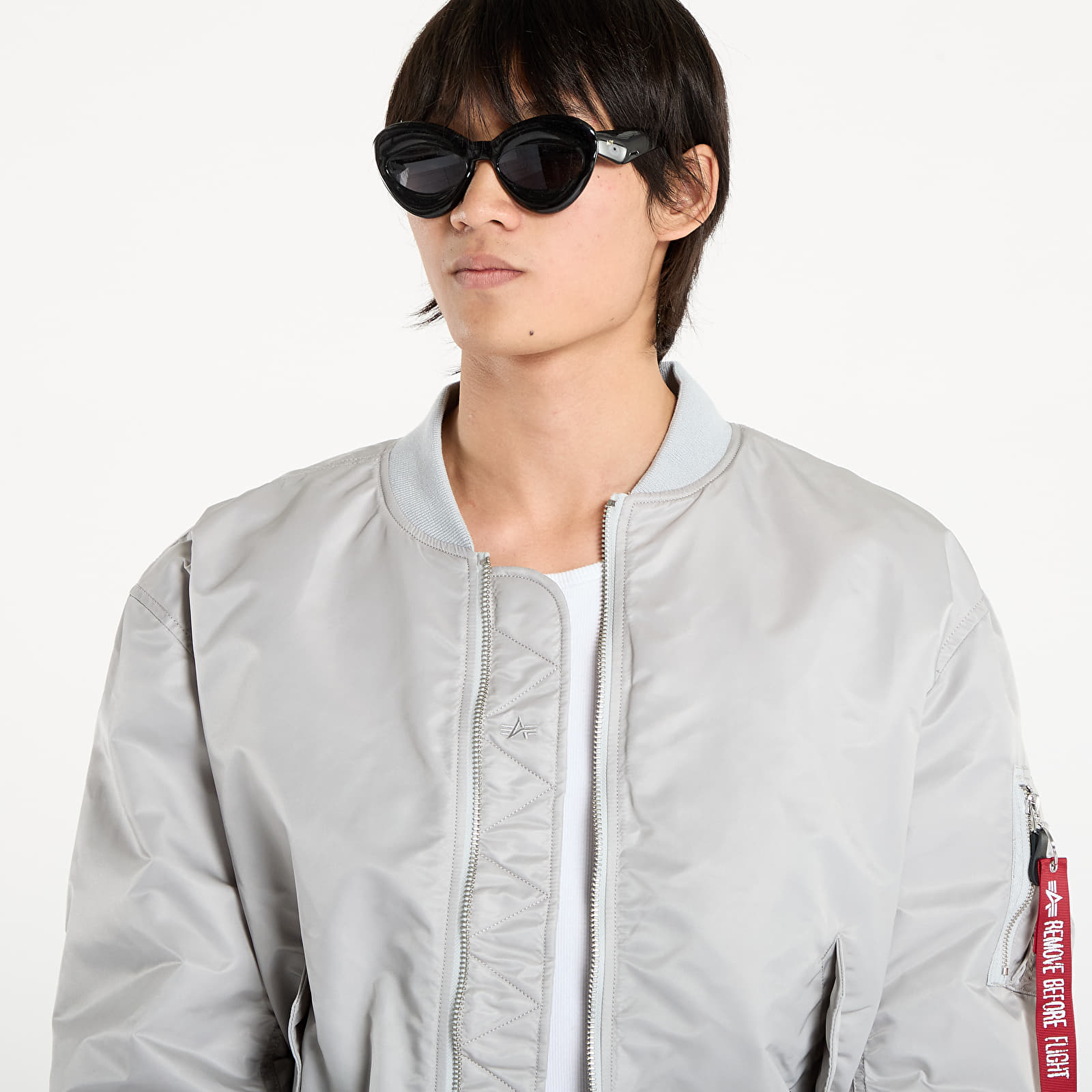 Men's bombers Alpha Industries MA-1 CS Bomber Jacket Pastel Grey