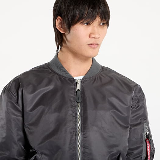 Alpha Industries MA-1 CS Bomber Jacket Vintage Grey | Queens