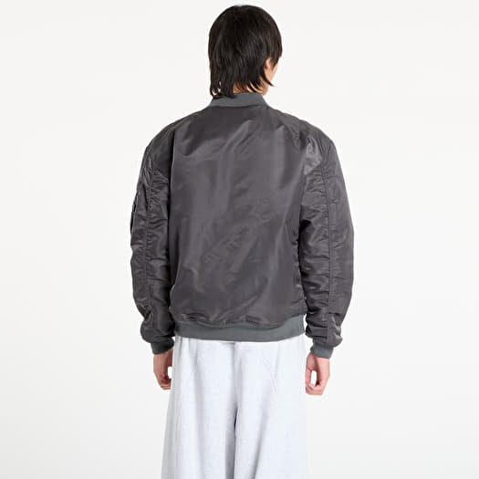 Alpha Industries MA-1 CS Bomber Jacket Vintage Grey | Queens