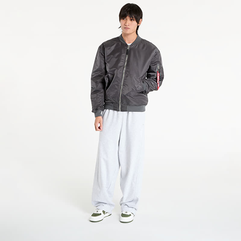 Alpha Industries MA-1 CS Bomber Jacket Vintage Grey | Queens