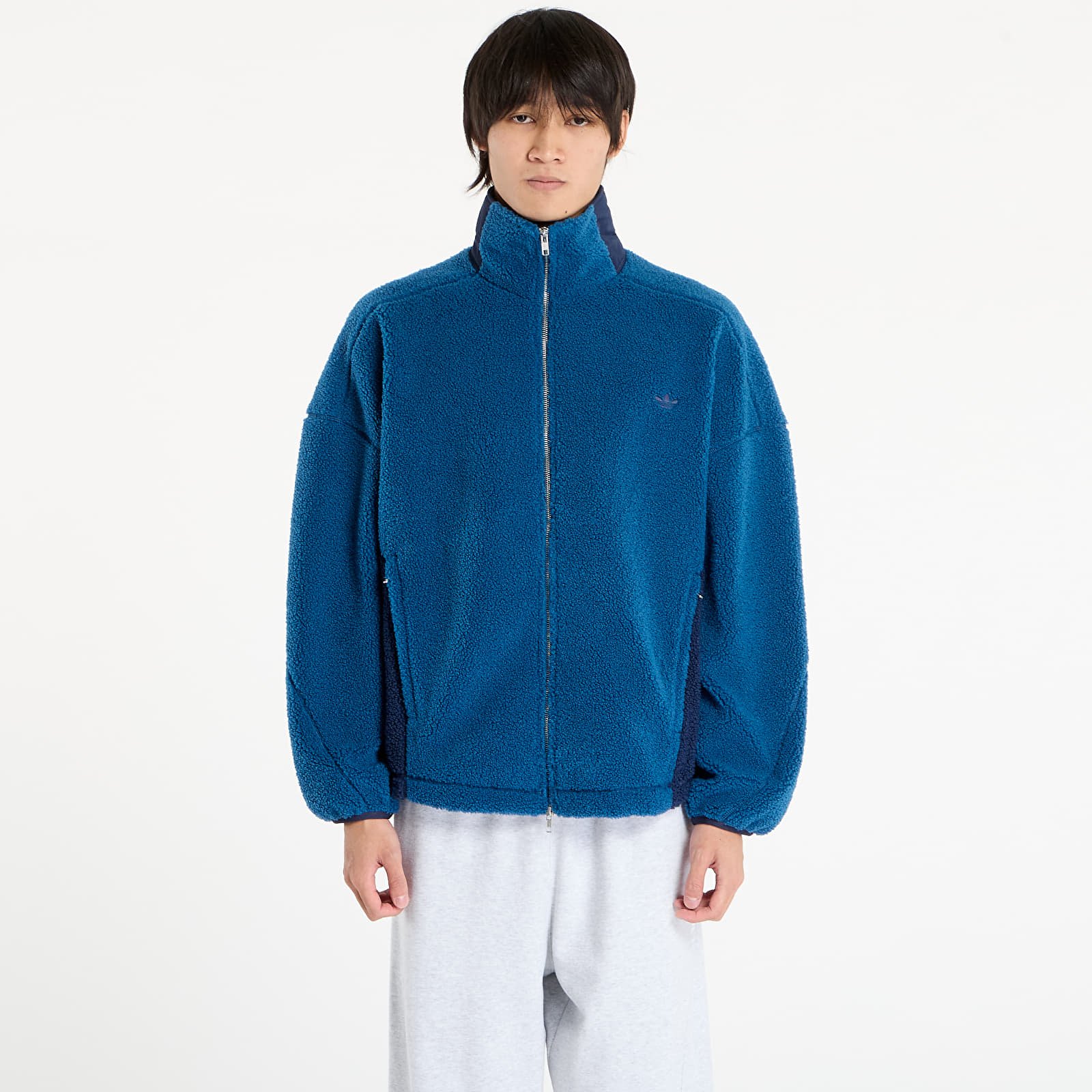 Men's jackets adidas Adams Blvd Fleece Jacket UNISEX Collegiate Navy