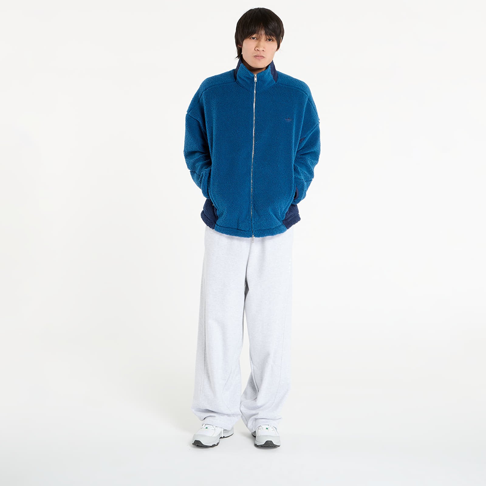 Men's jackets adidas Adams Blvd Fleece Jacket UNISEX Collegiate Navy