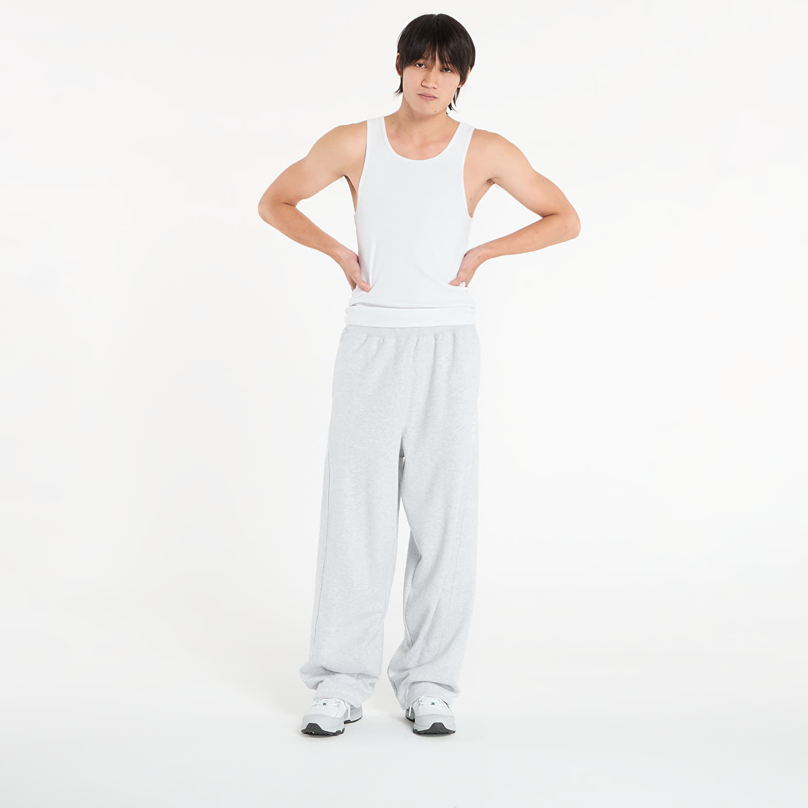 Men's sweatpants adidas x OG LA Santa Monica Joggers UNISEX Light Grey Heather