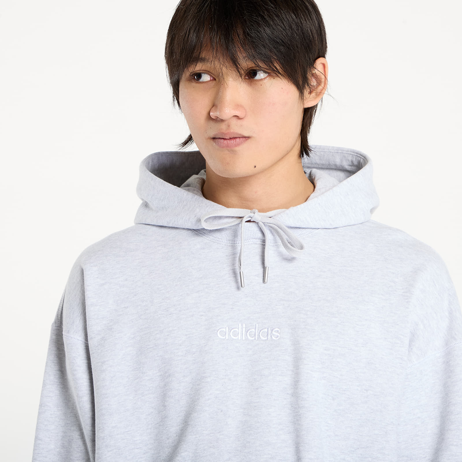 Men's sweatshirts adidas Santa Monica Hoodie UNISEX Light Grey Heather