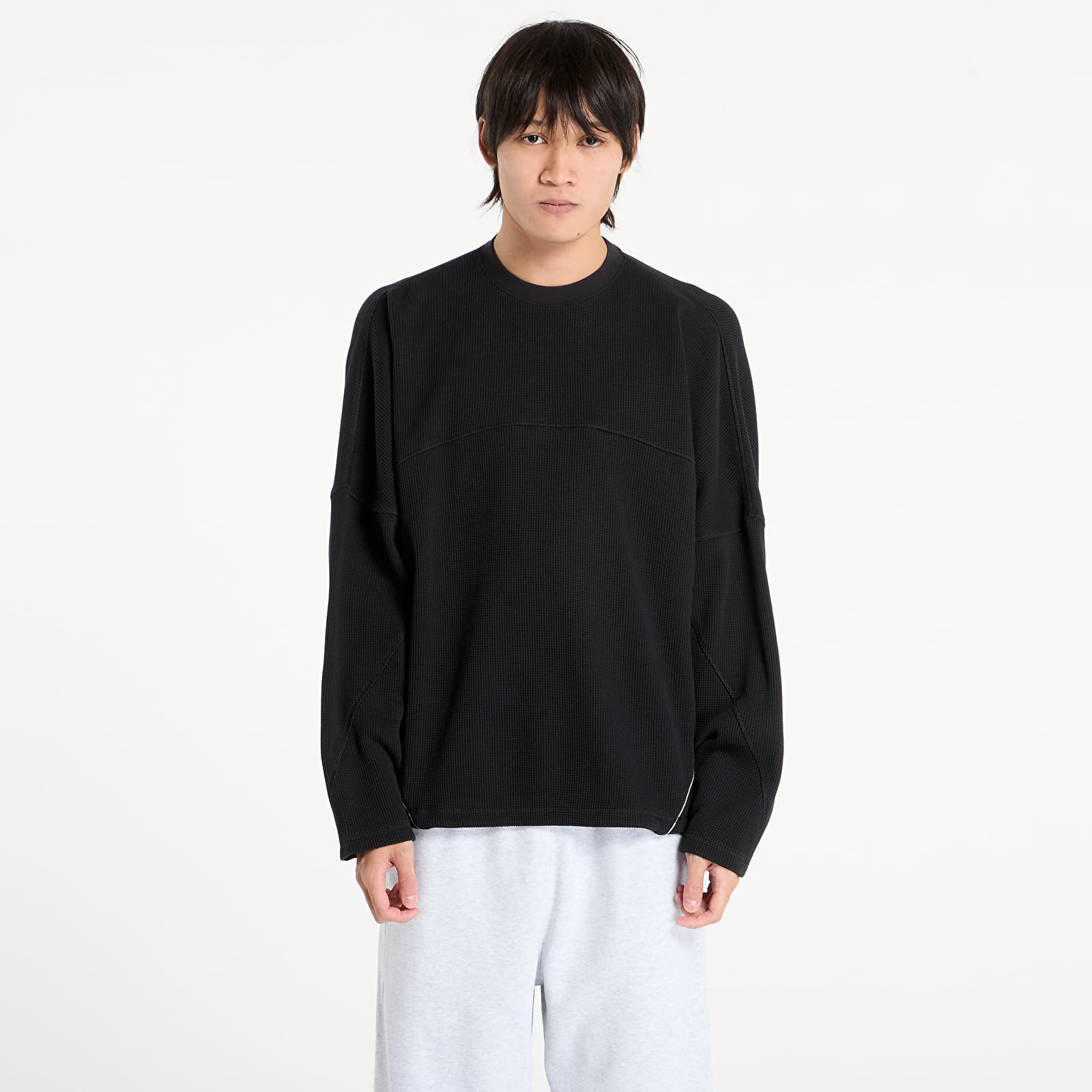 Heren T-shirts adidas La Cienega Sports Long-Sleeve Top UNISEX Black