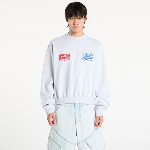 Sweatshirt adidas Santa Monica Crewneck UNISEX Light Grey Heather/ Black