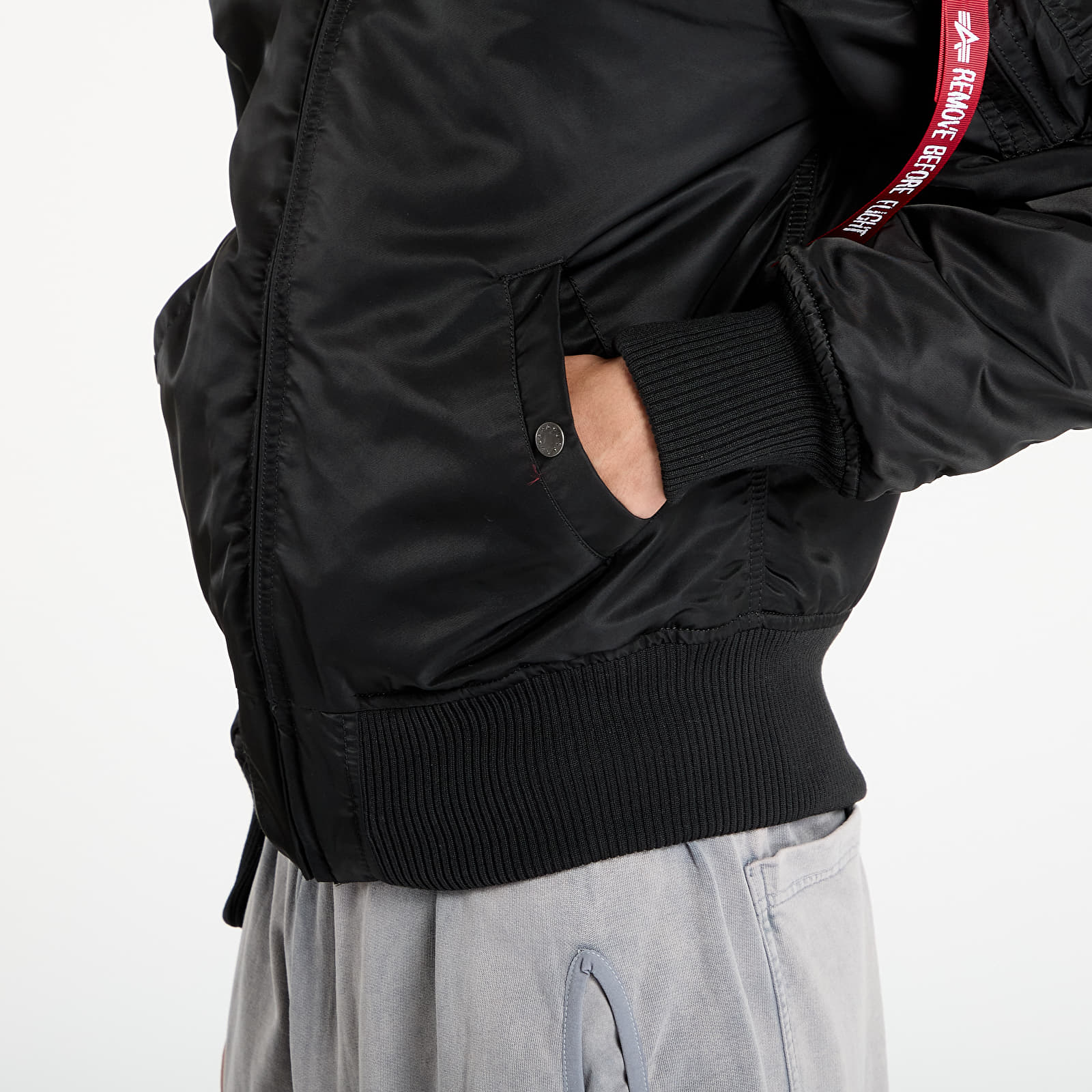 Ανδρικά bomber τζάκετ Alpha Industries MA-1 D-Tec Hood Bomber Jacket Black
