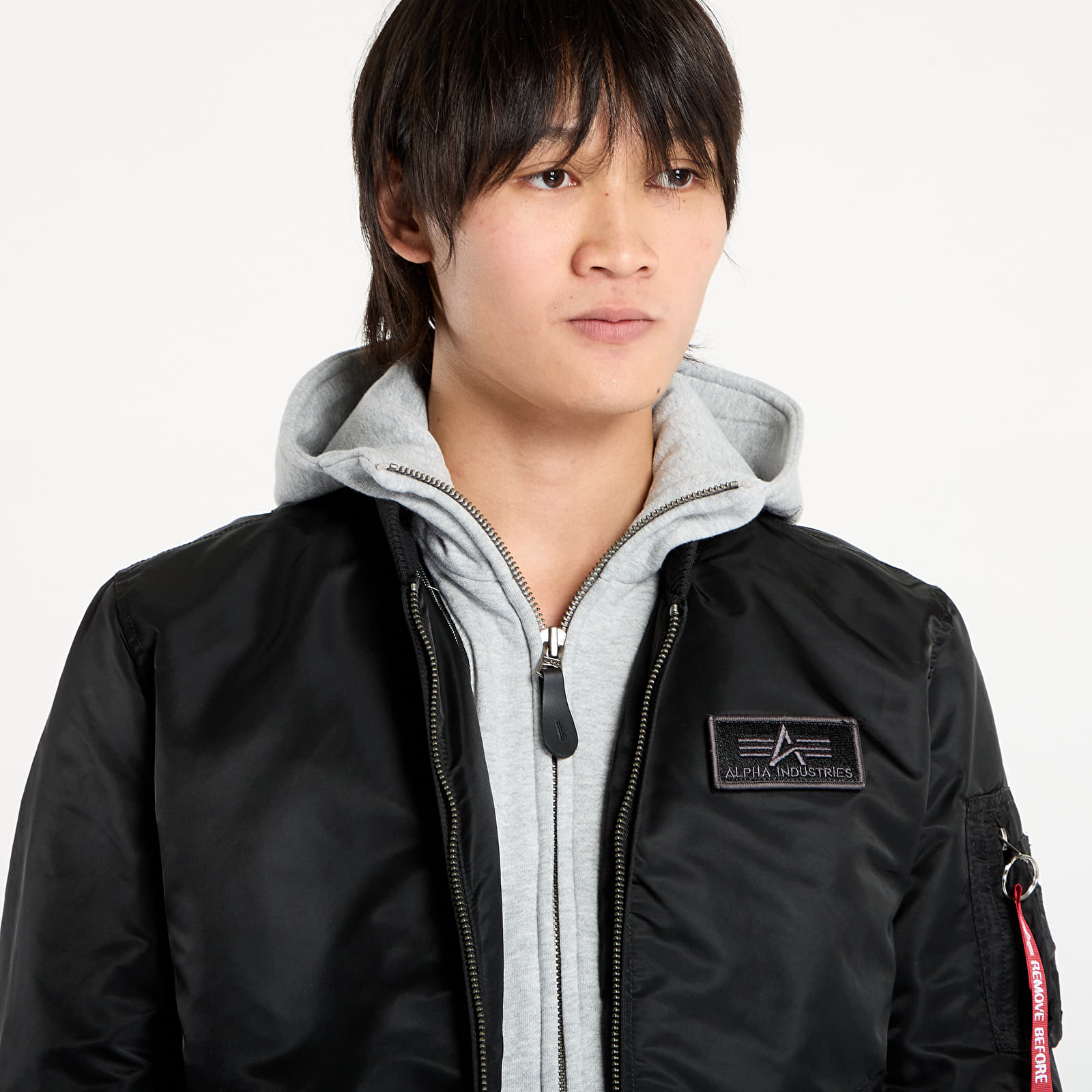 Ανδρικά bomber τζάκετ Alpha Industries MA-1 D-Tec Hood Bomber Jacket Black