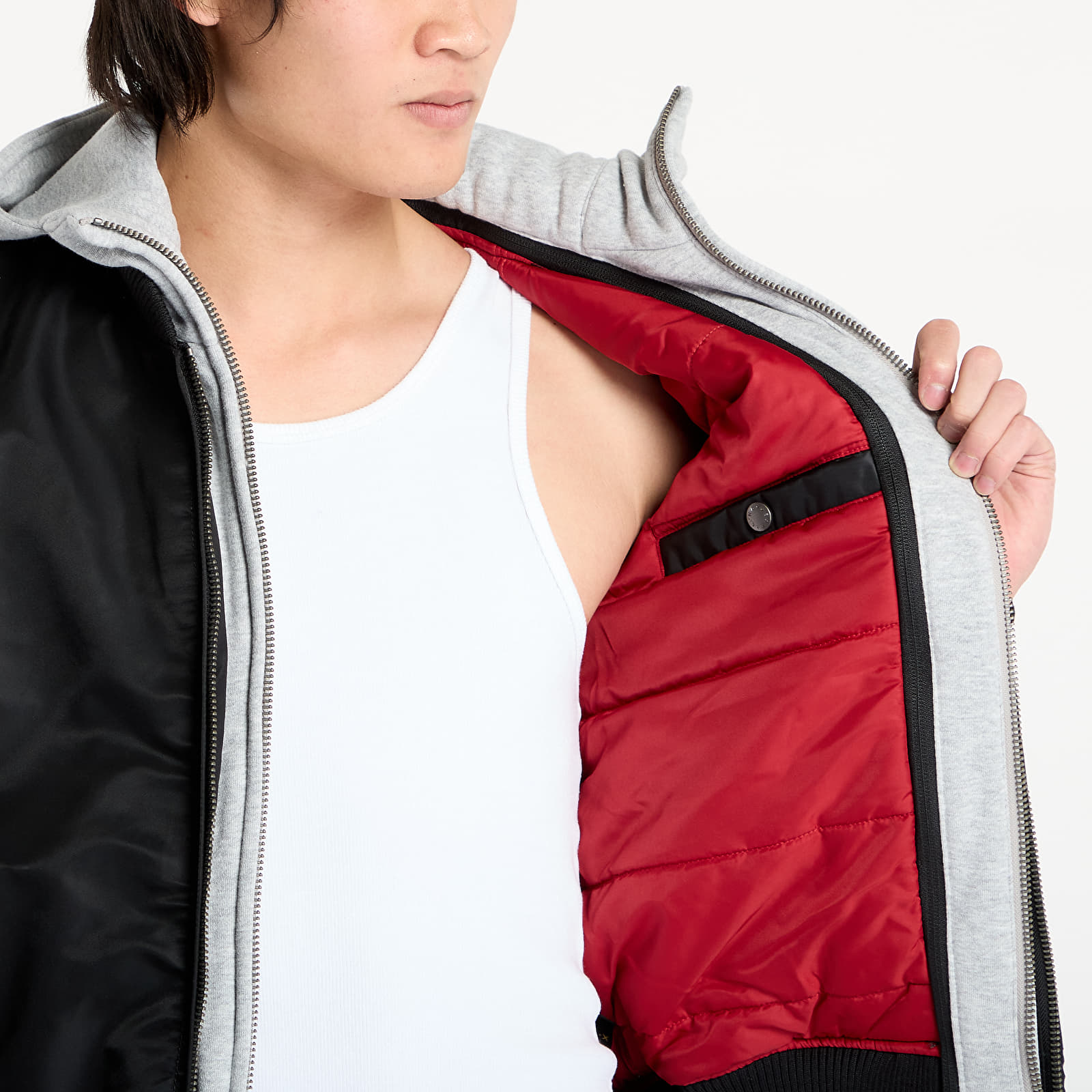 Ανδρικά bomber τζάκετ Alpha Industries MA-1 D-Tec Hood Bomber Jacket Black