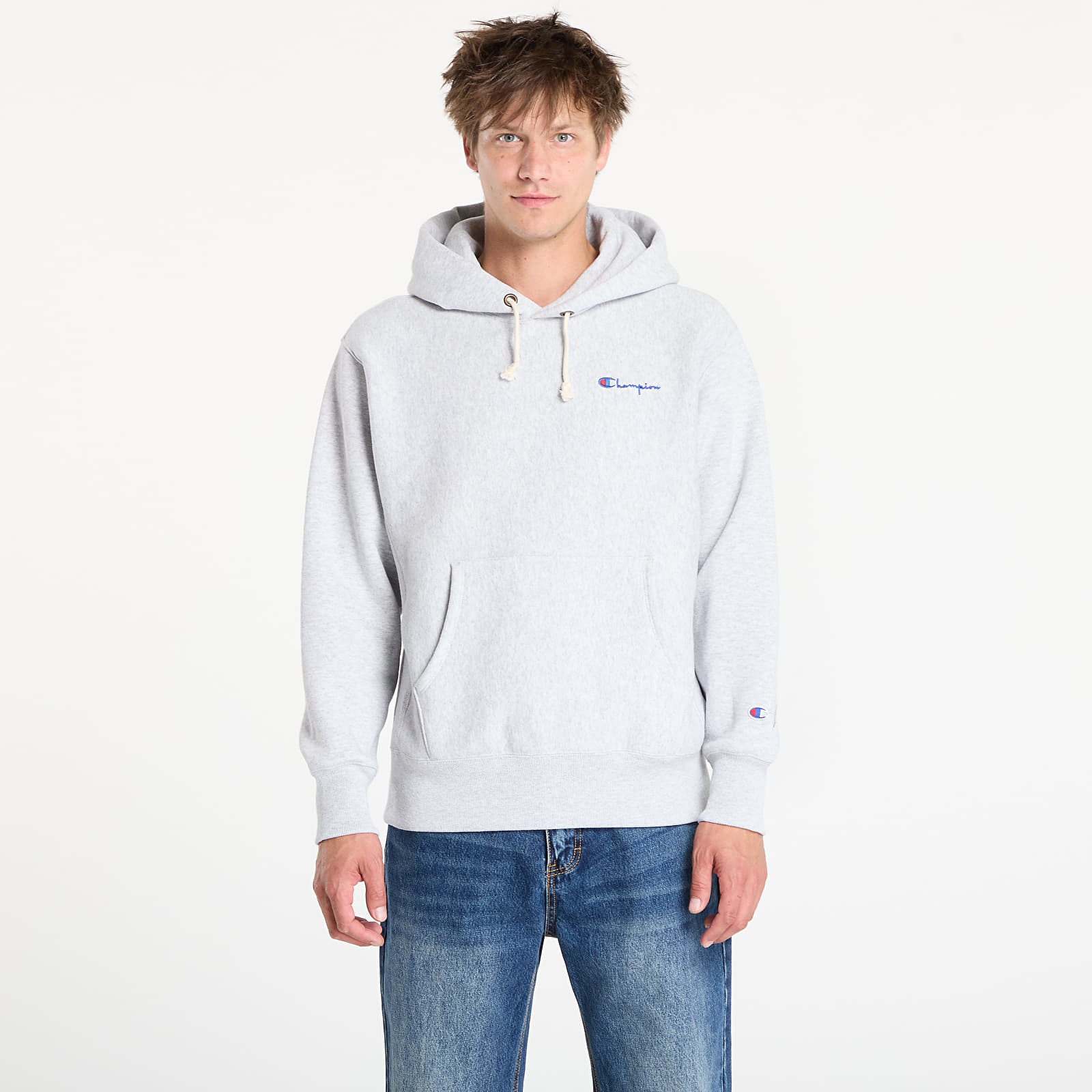 Hoodies and sweatshirts  Champion Hooded Sweatshirt Melange Grey
