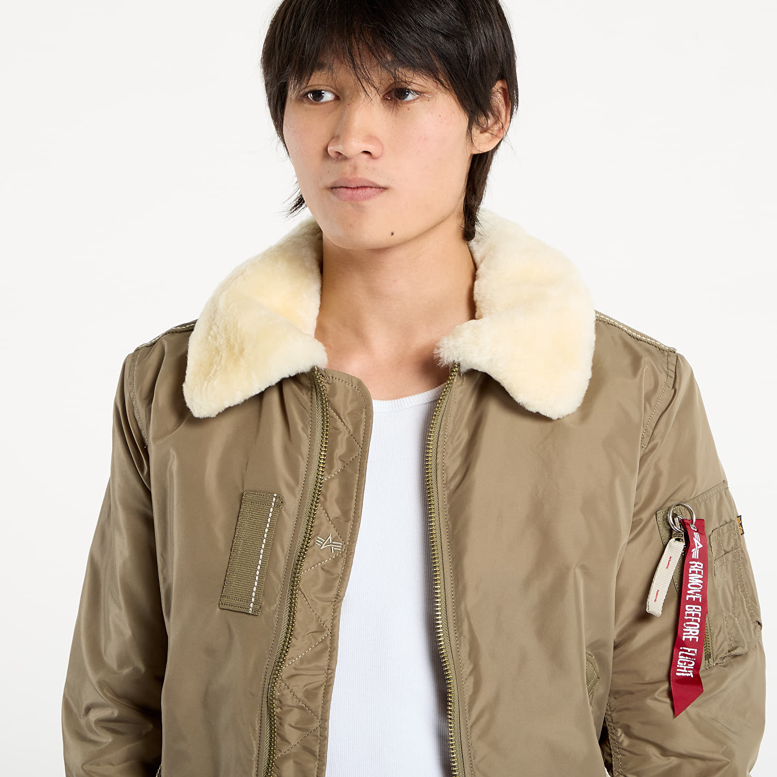 Herren-Bomber Alpha Industries Injector III Bomber Jacket Stratos