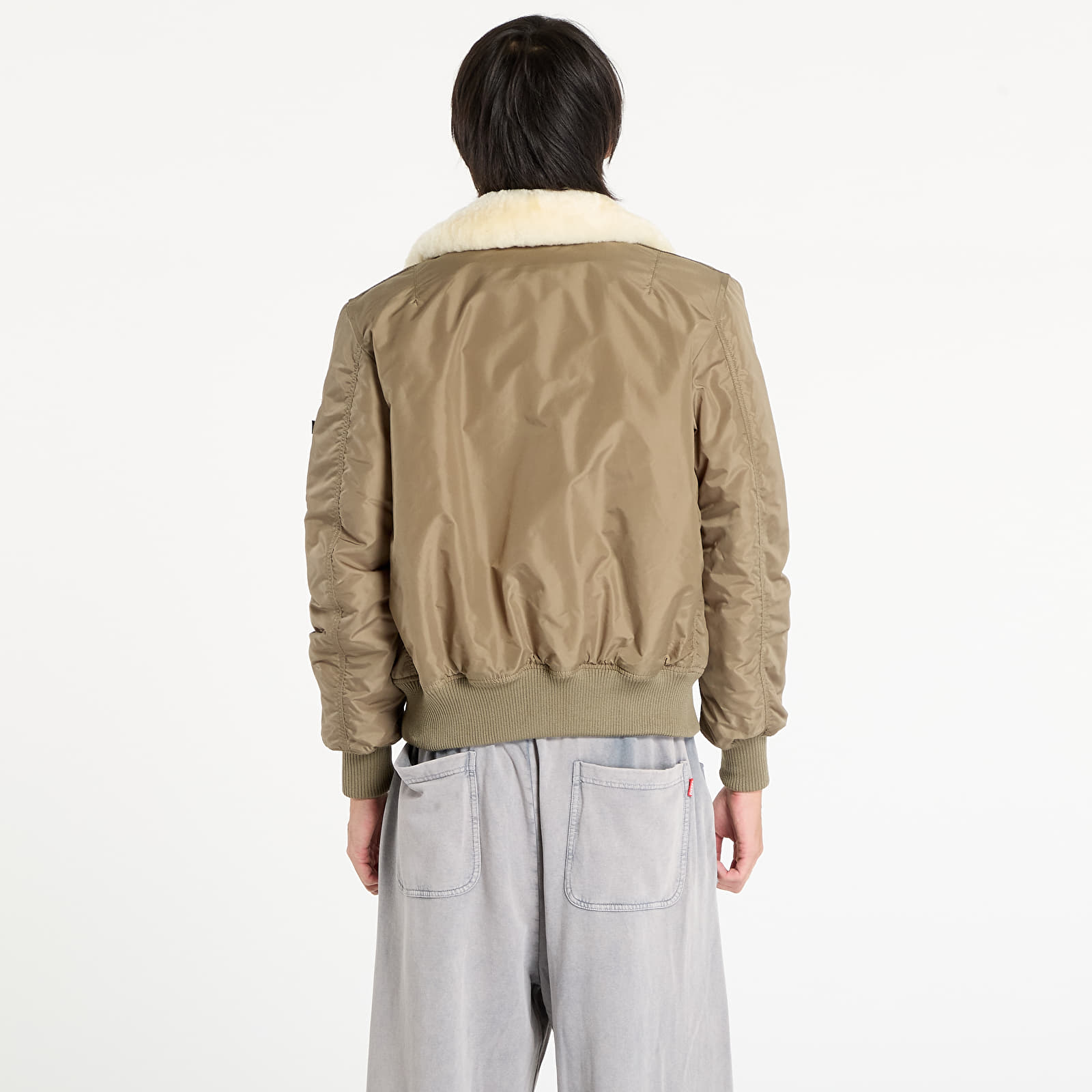 Herren-Bomber Alpha Industries Injector III Bomber Jacket Stratos