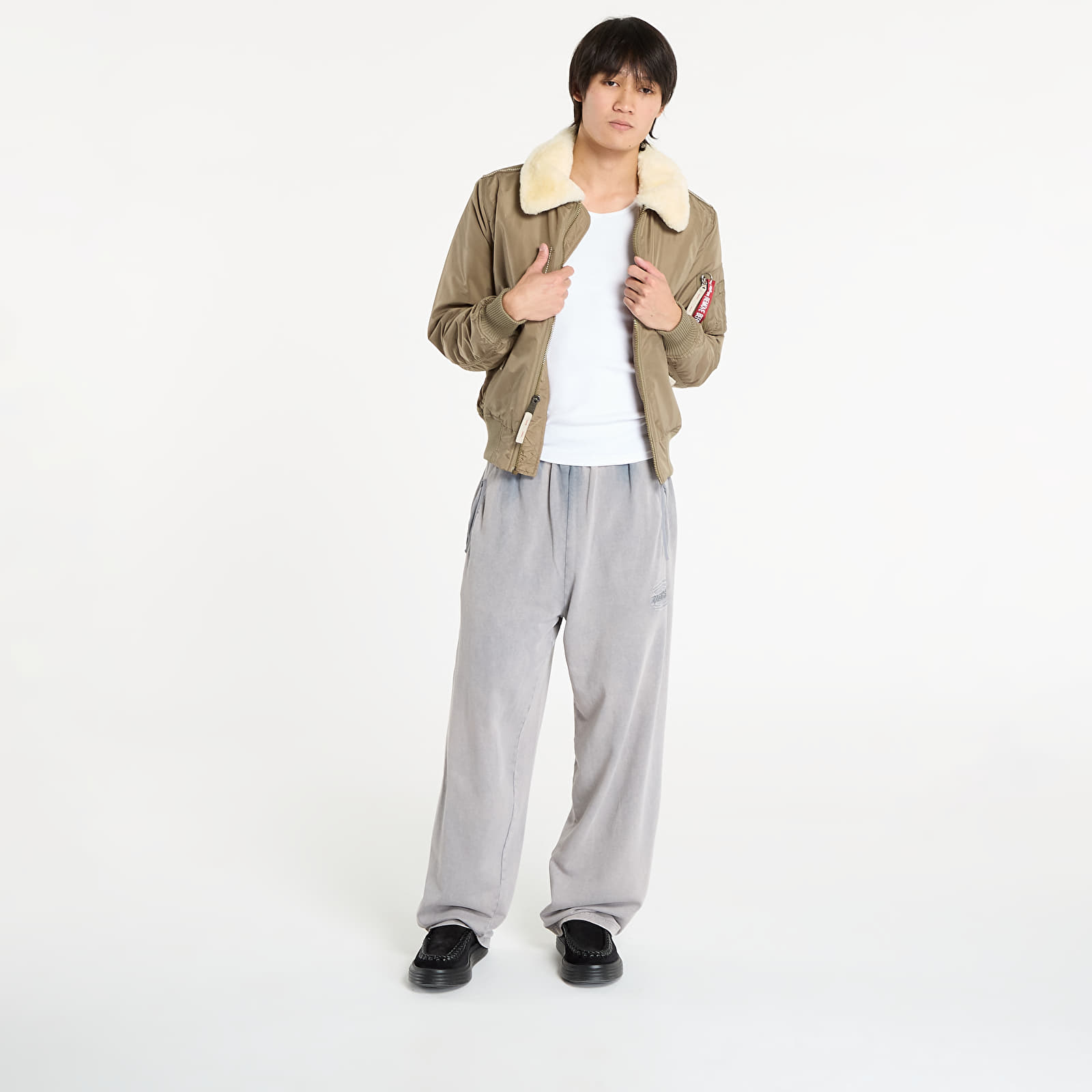 Herren-Bomber Alpha Industries Injector III Bomber Jacket Stratos