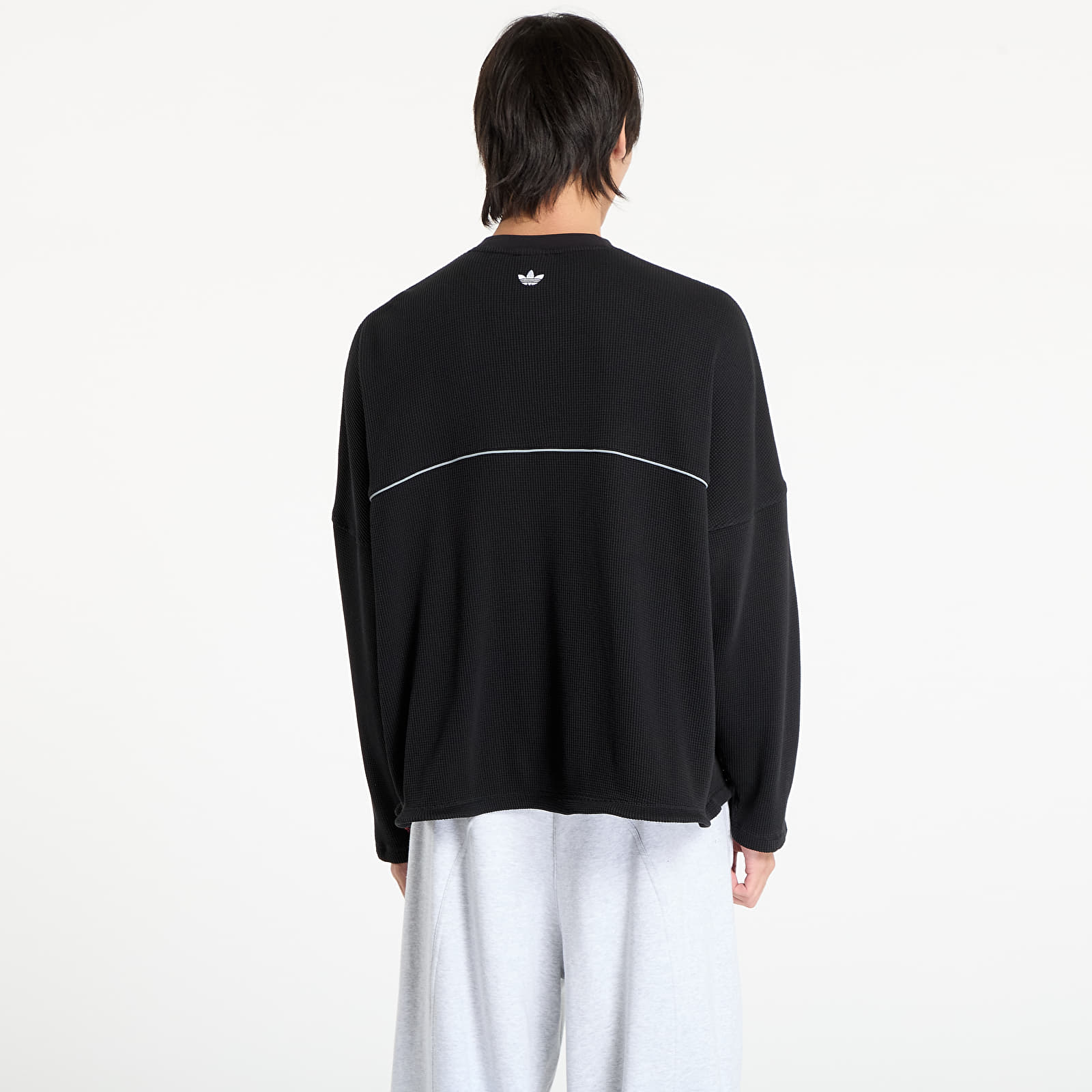 Heren T-shirts adidas La Cienega Sports Long-Sleeve Top UNISEX Black