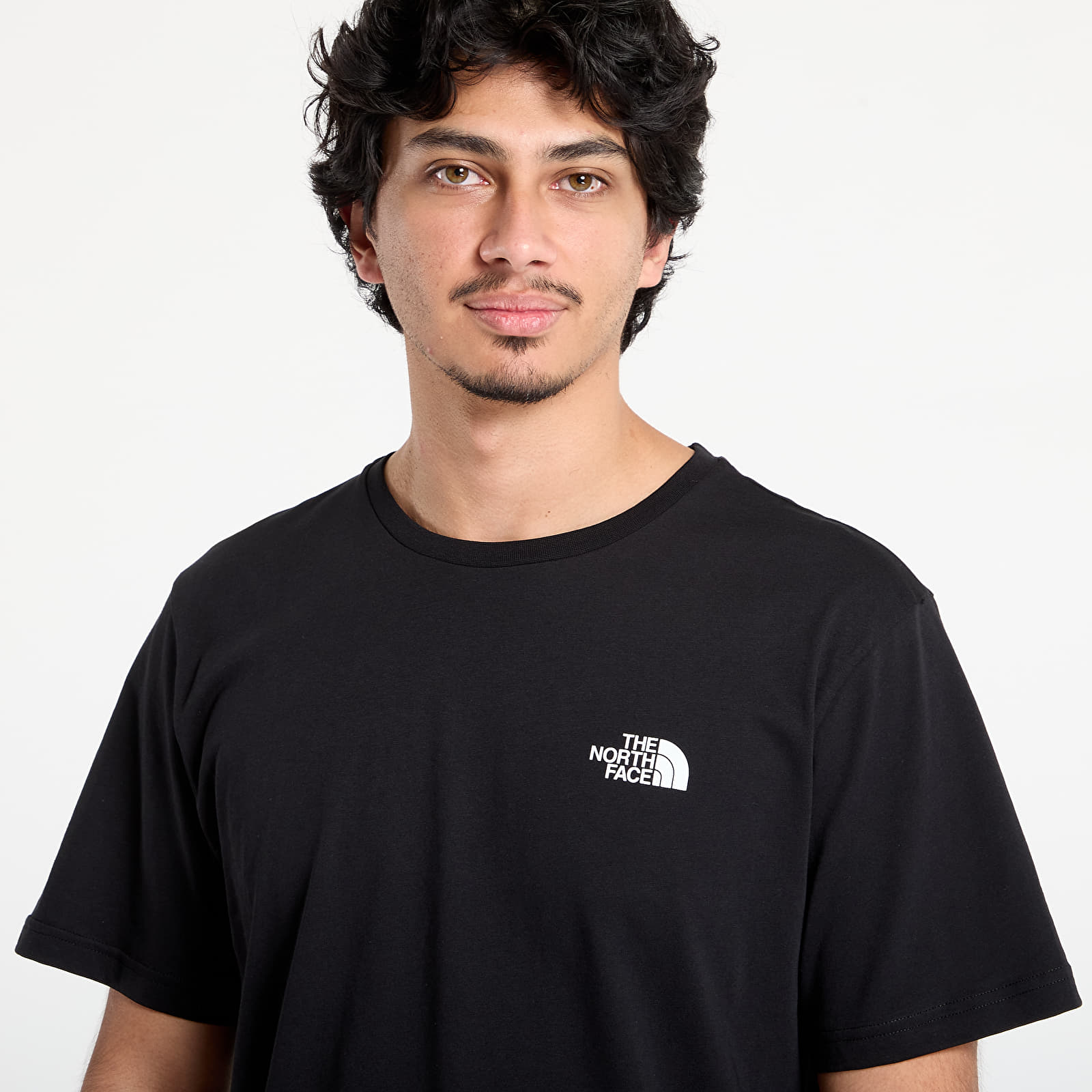 Ανδρικά μπλουζάκια The North Face M Vertical Logo Ss Tee TNF Black